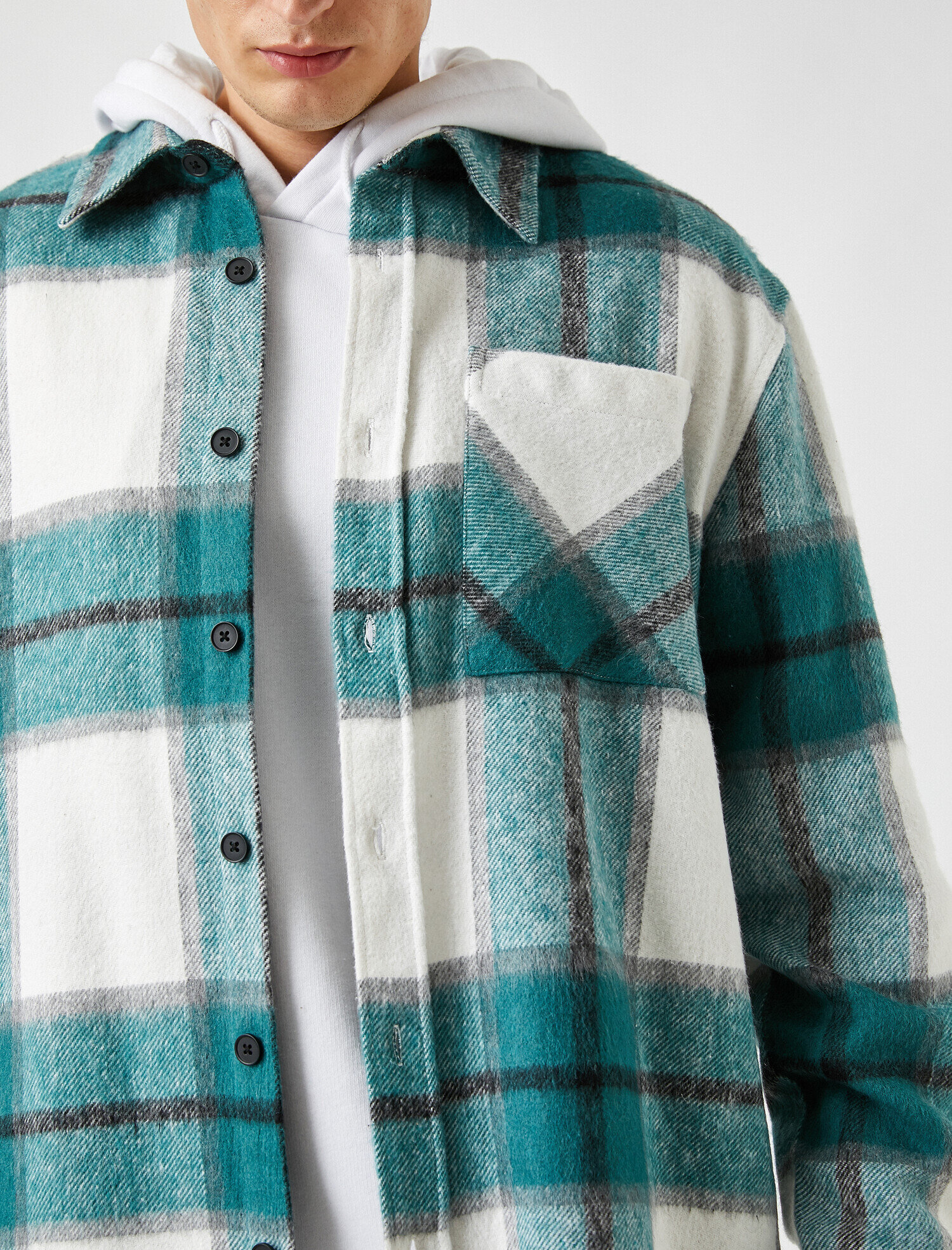   Oduncu Gömleği Uzun Kollu Klasik Yaka