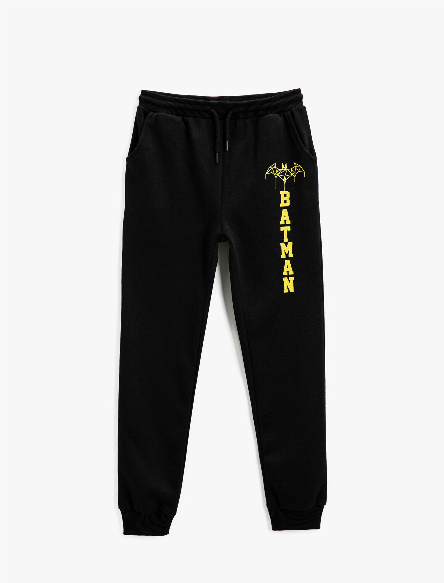  Erkek Çocuk Batman Lisanslı Eşofman Altı Baskılı Jogger Pamuklu
