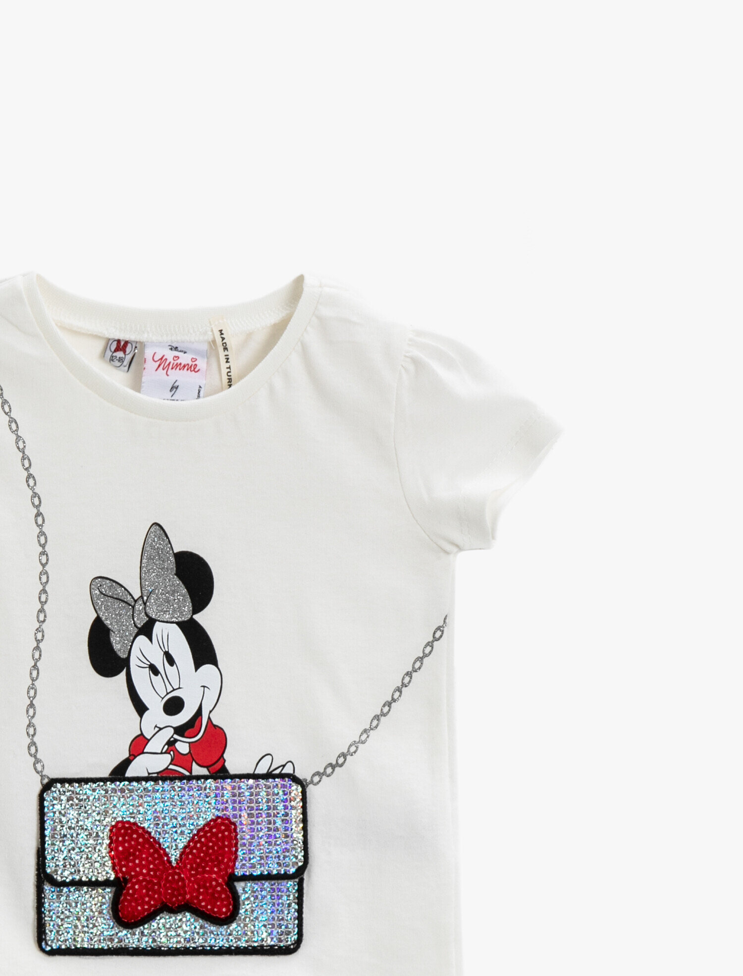  Kız Bebek Mickey Mouse Tişört Lisanslı Pamuklu