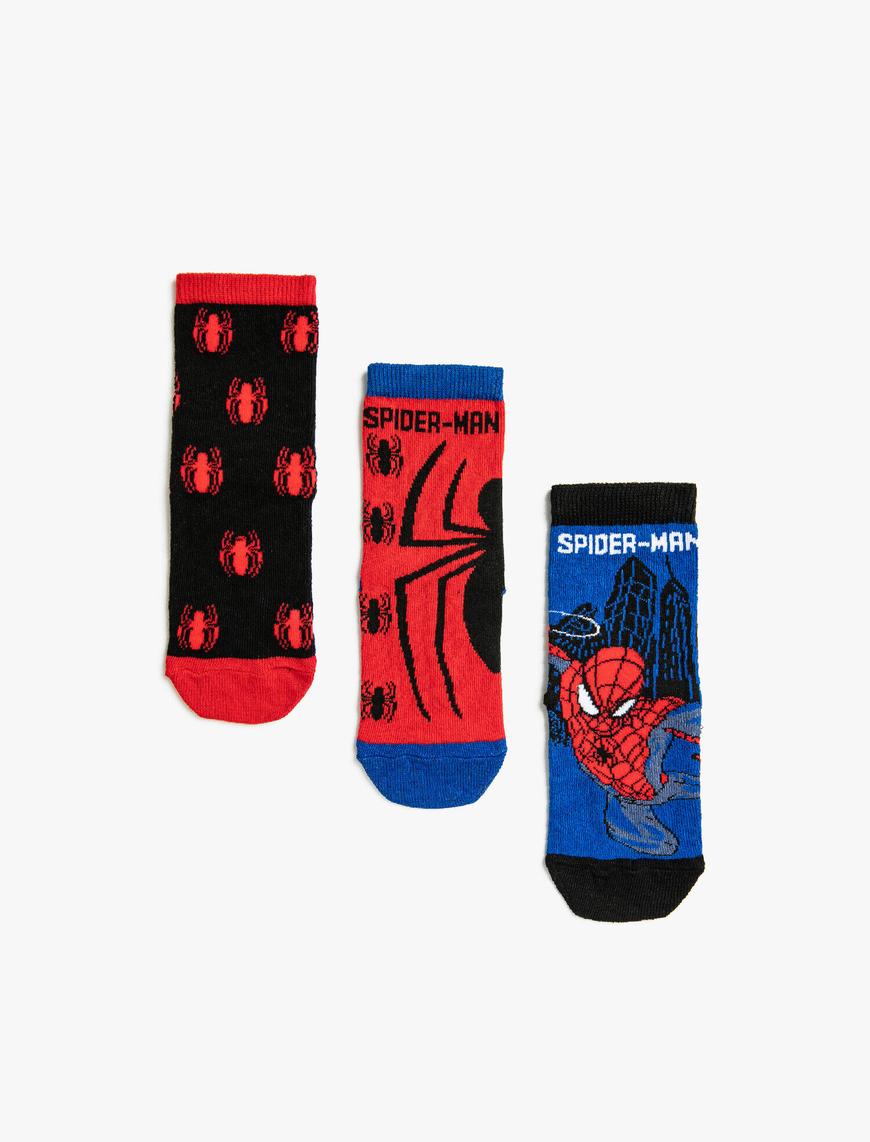  Erkek Çocuk Spiderman Lisanslı Çorap