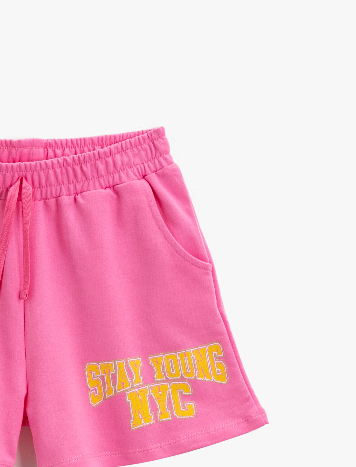  Kız Çocuk Baskılı Şort Pamuklu