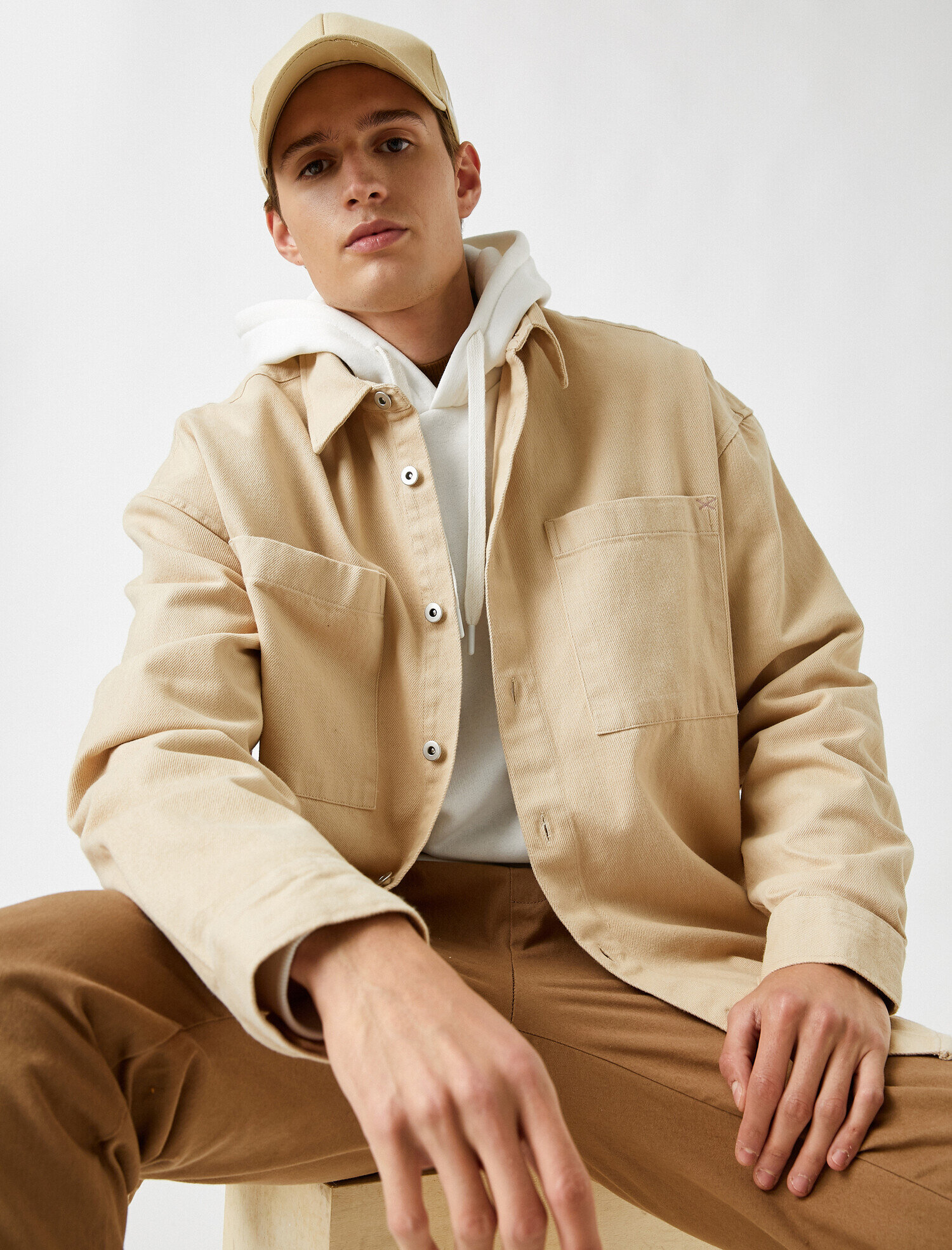 Basic Oversize Gömlek Pamuklu