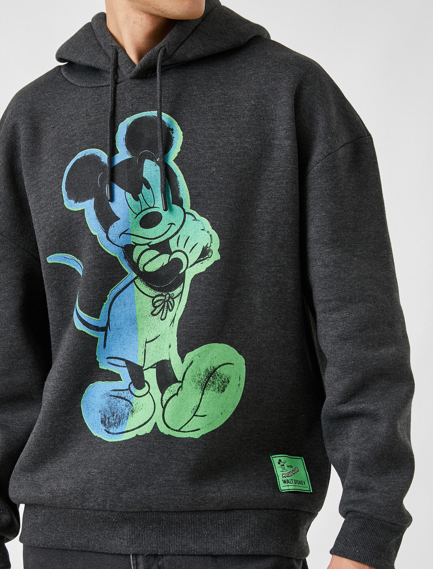   Mickey Mouse Kapüşonlu Sweatshirt Lisanslı Baskılı