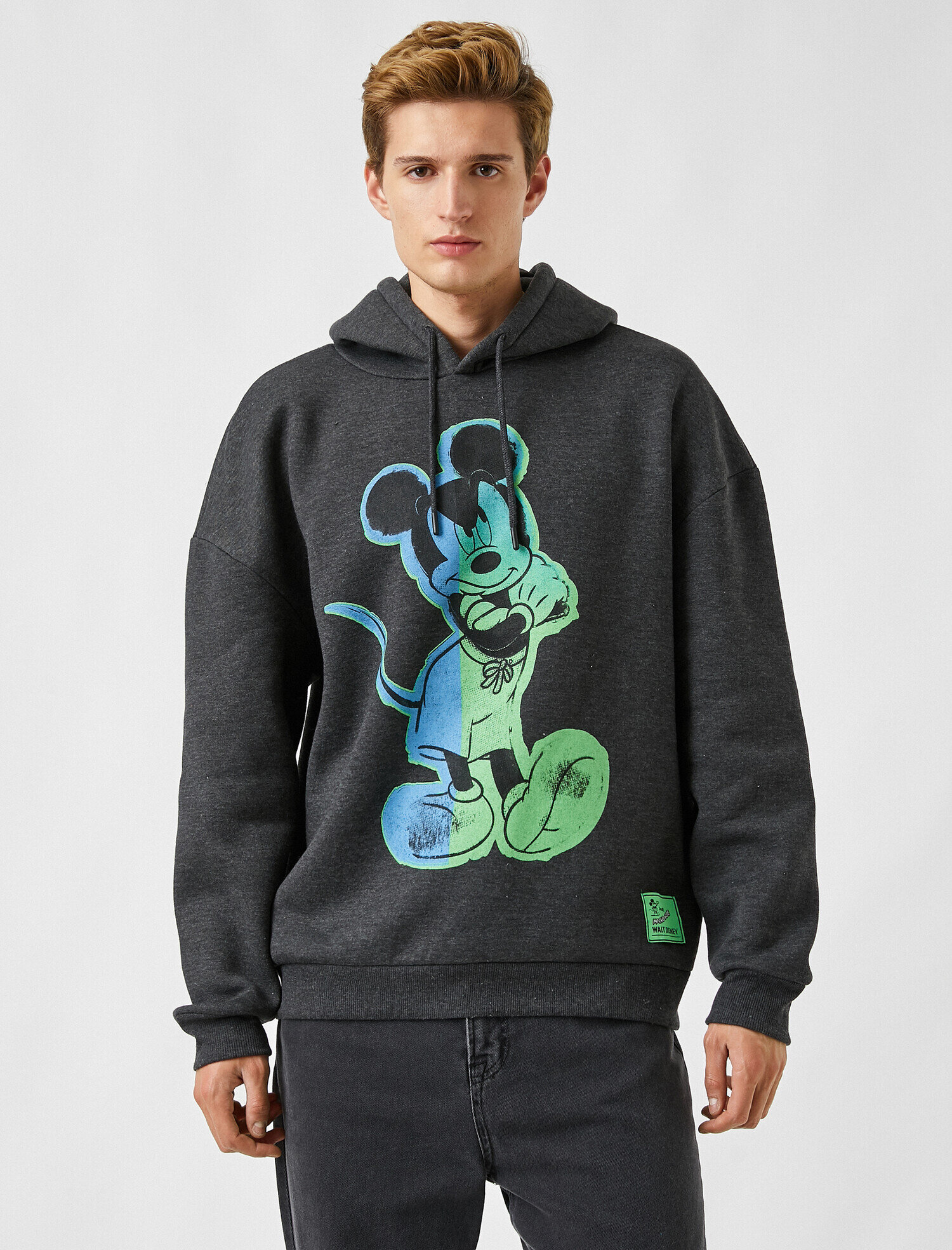   Mickey Mouse Kapüşonlu Sweatshirt Lisanslı Baskılı