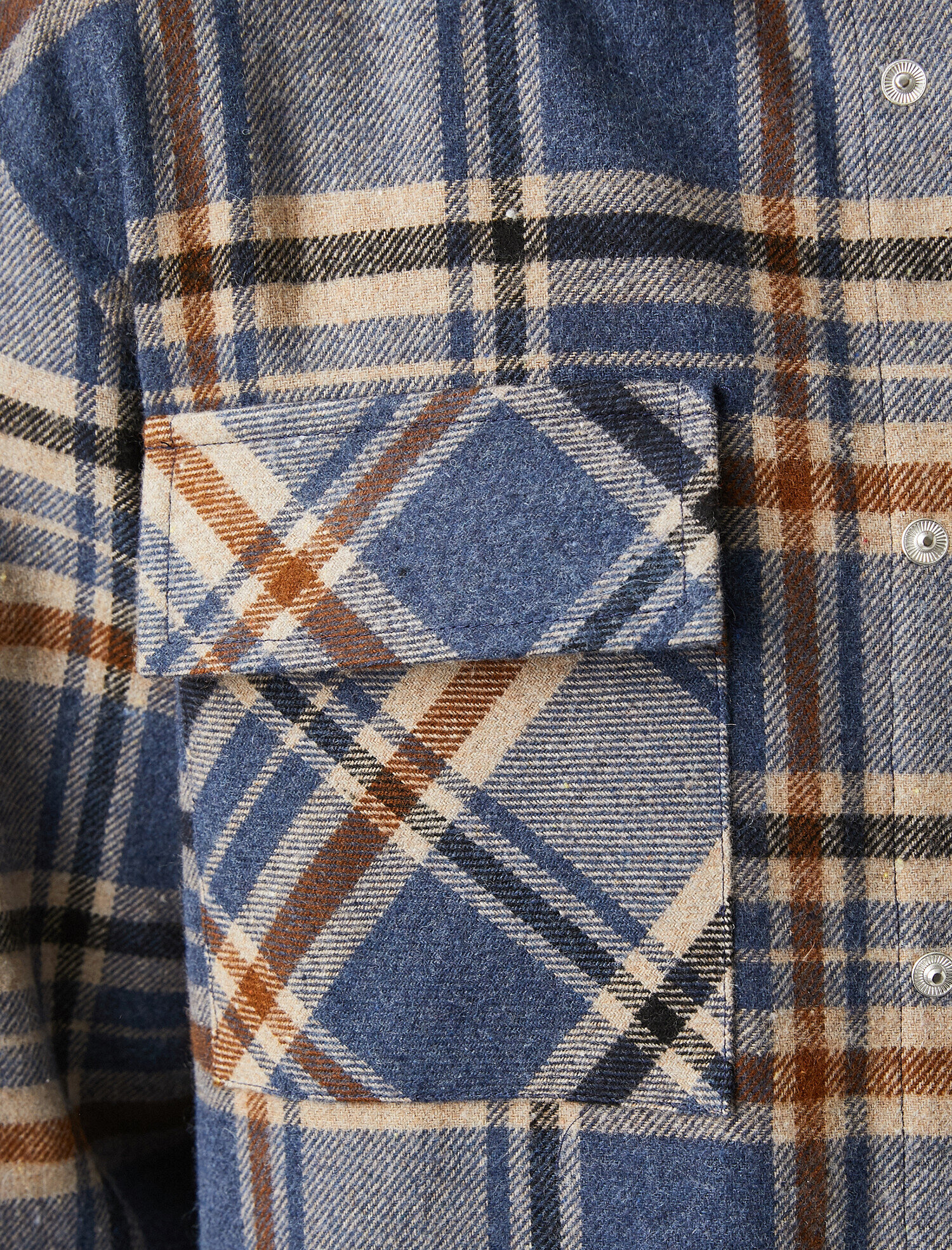 Oduncu Gömleği Klasik Yaka Çıtçıtlı Cep Detaylı