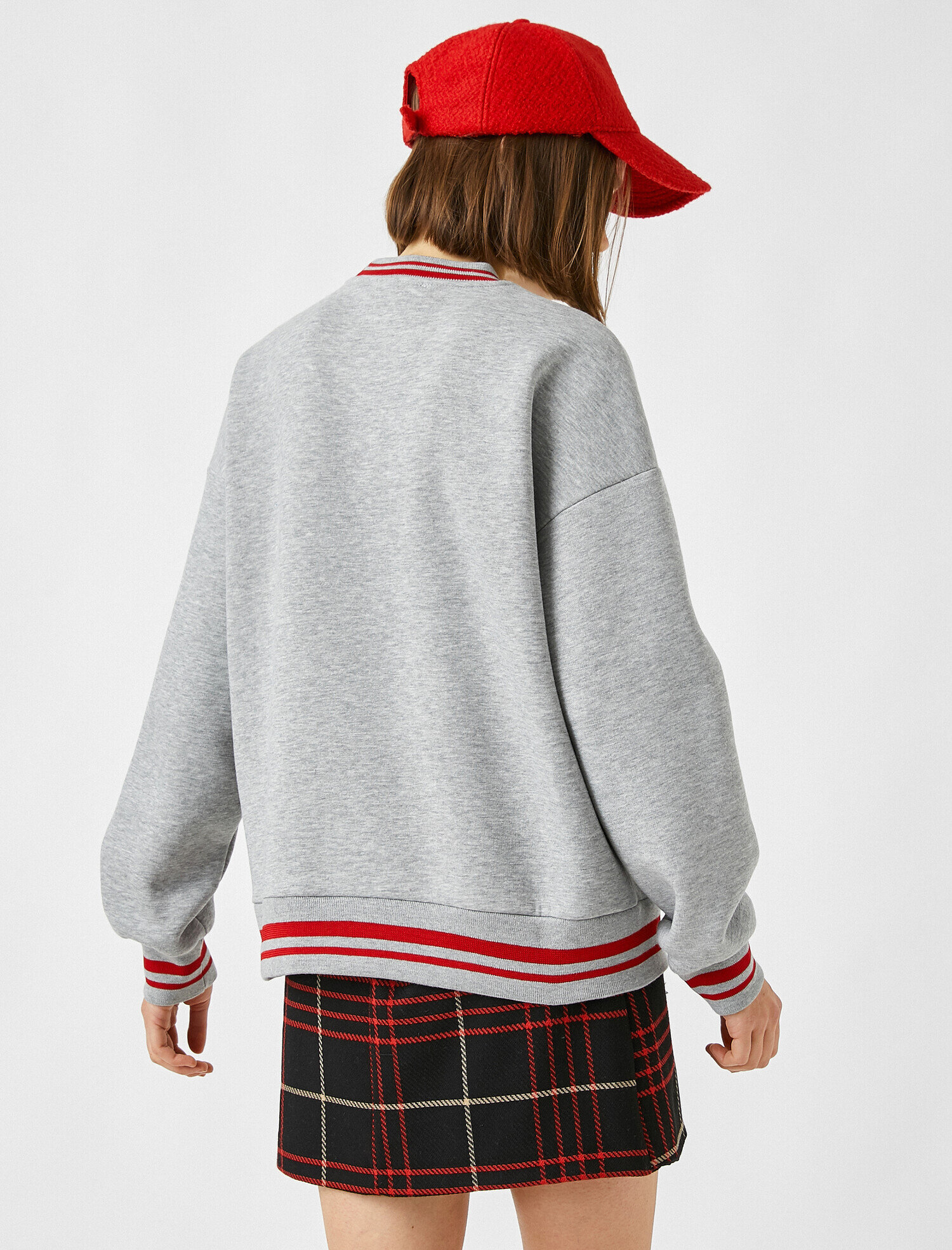   Chicago Baskılı Uzun Kollu Sweatshirt