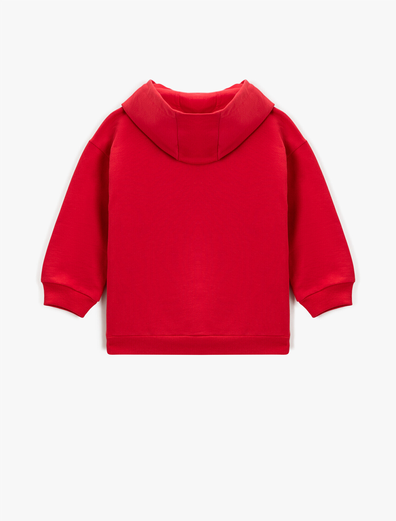  Kız Çocuk Minnie Mouse Lisanslı Kapüşonlu Sweatshirt Kanguru Cepli Baskılı Pamuklu