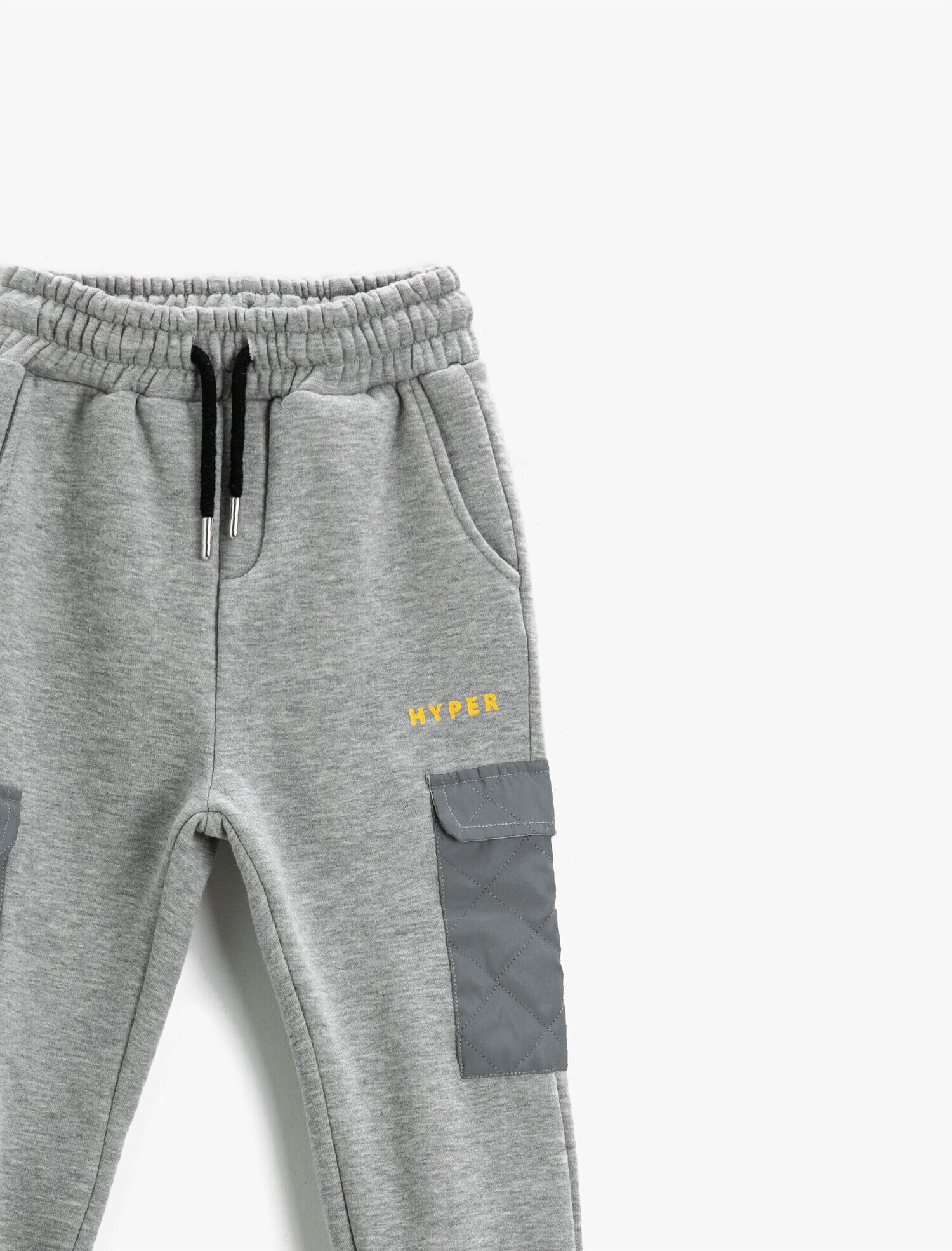  Erkek Çocuk Baskılı Kargo Jogger Eşofman Altı Pamuklu Beli Bağlanabilir