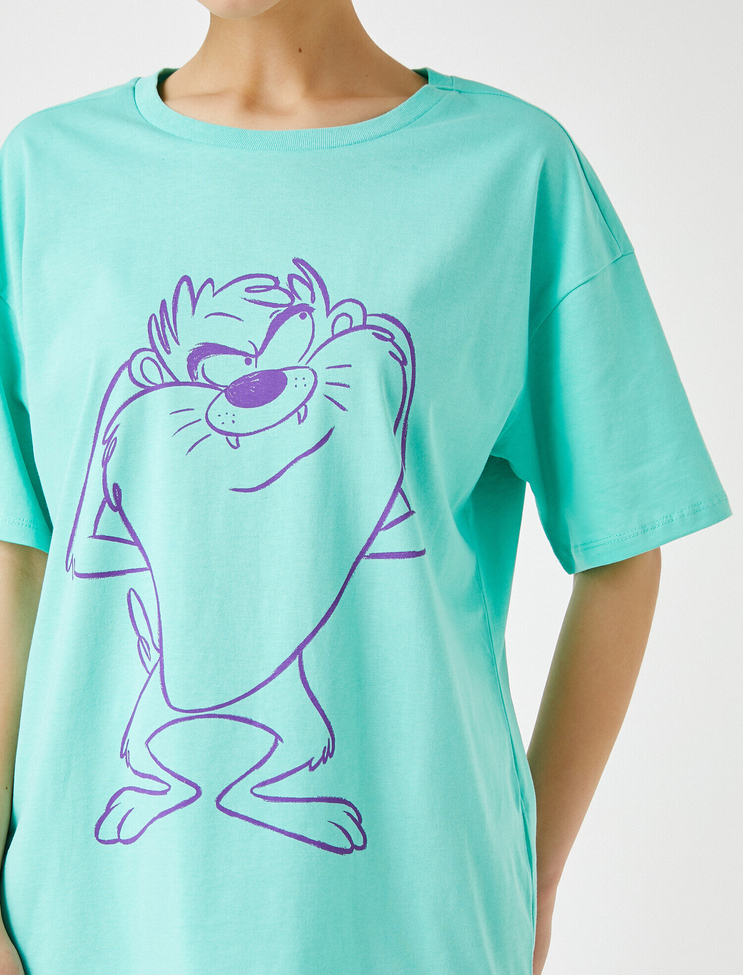   Looney Tunes Tişört Lisanslı Pamuklu Oversize