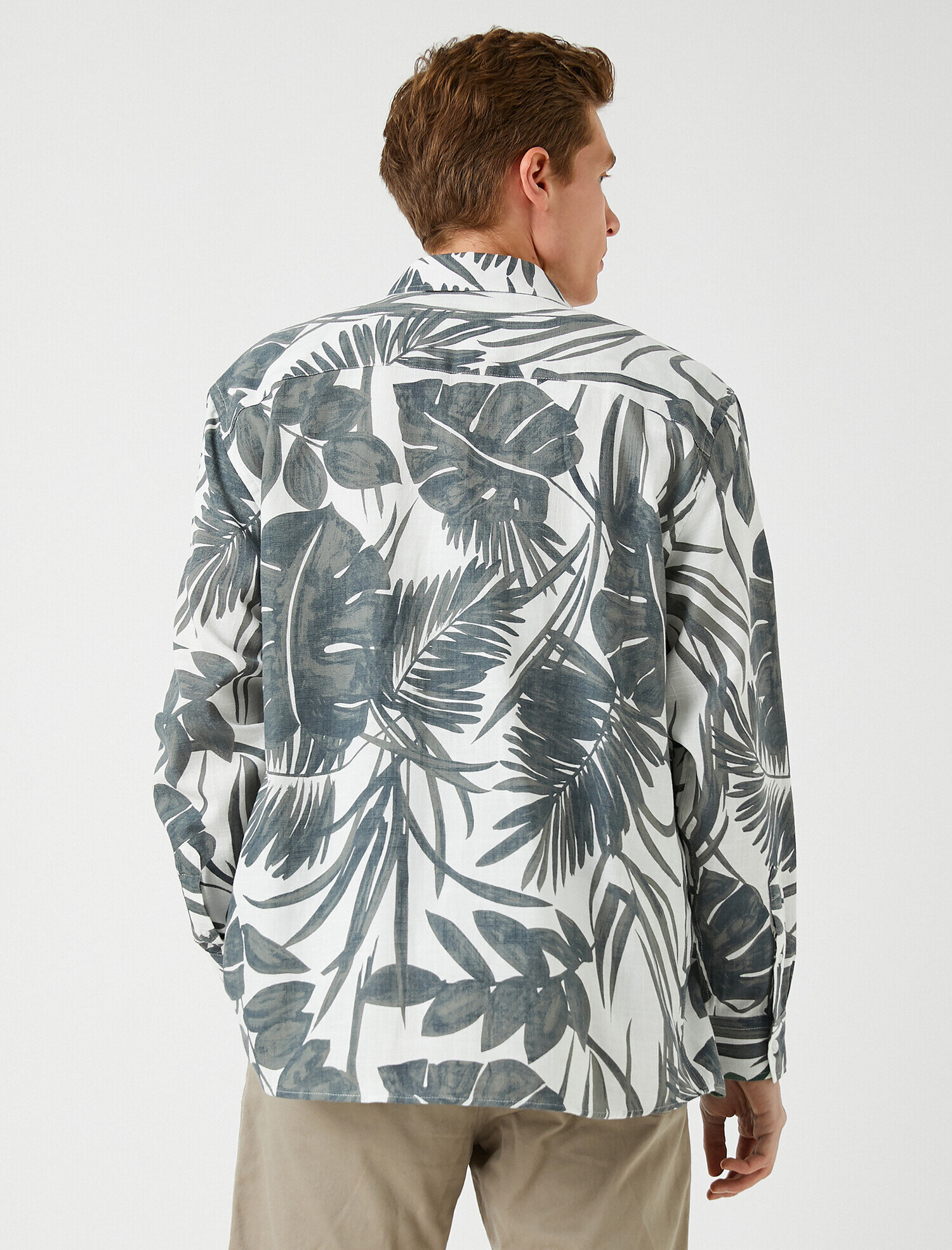   Yaprak Desenli Gömlek