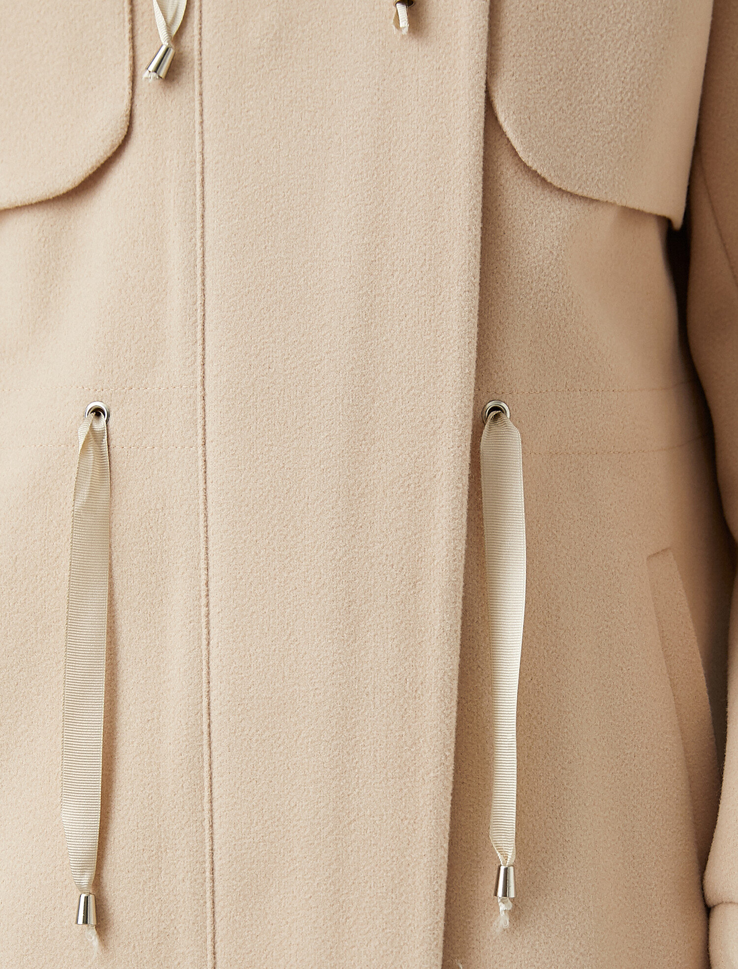   Kürklü Kapüşonlu Kaban