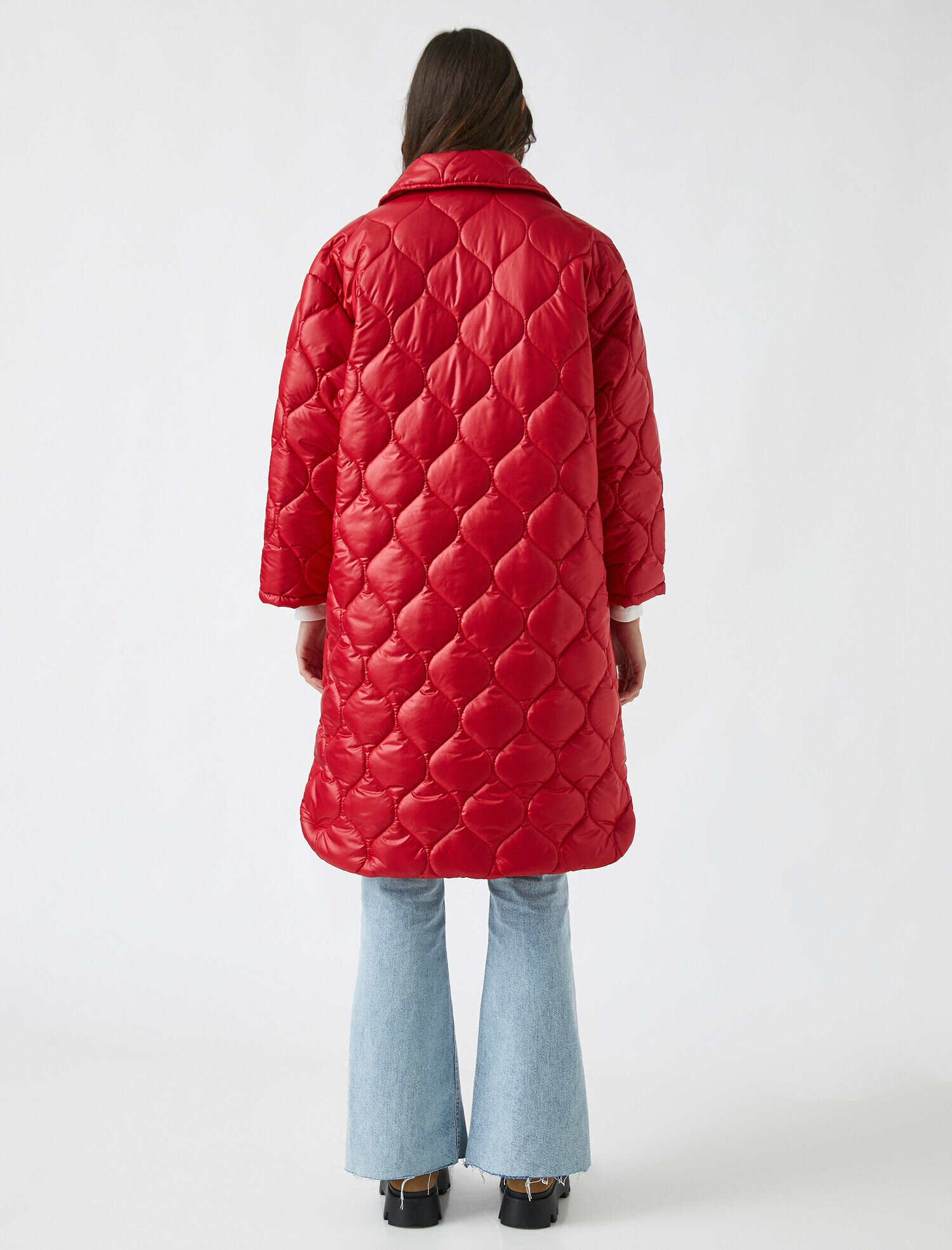   Kapitone Şişme Mont Cepli