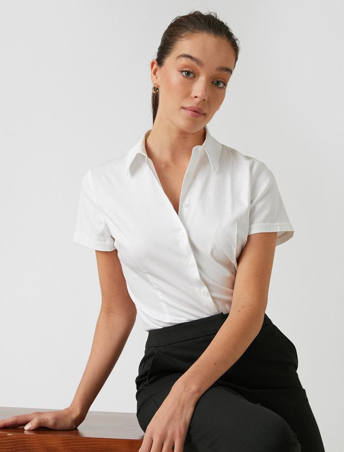  Kısa Kollu Basic Gömlek