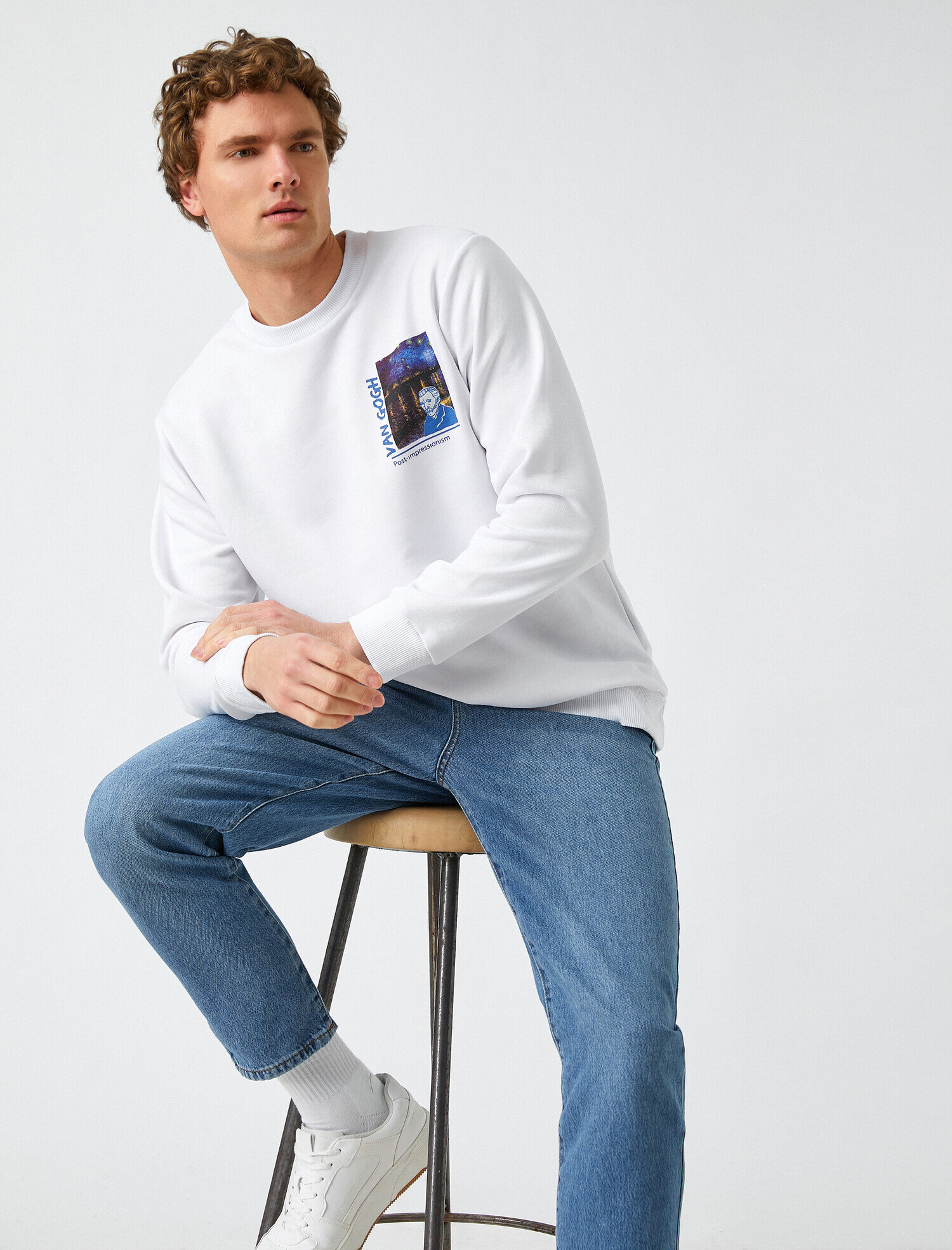   Van Gogh Sweatshirt Lisanslı Baskılı