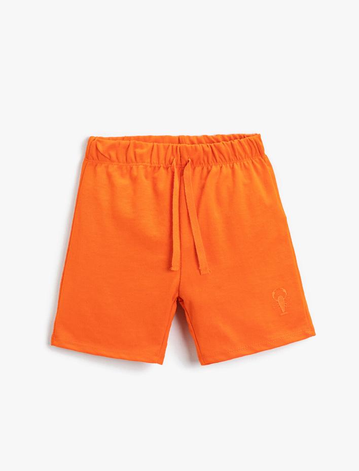 Erkek Çocuk Basic Şort Beli Bağcıklı