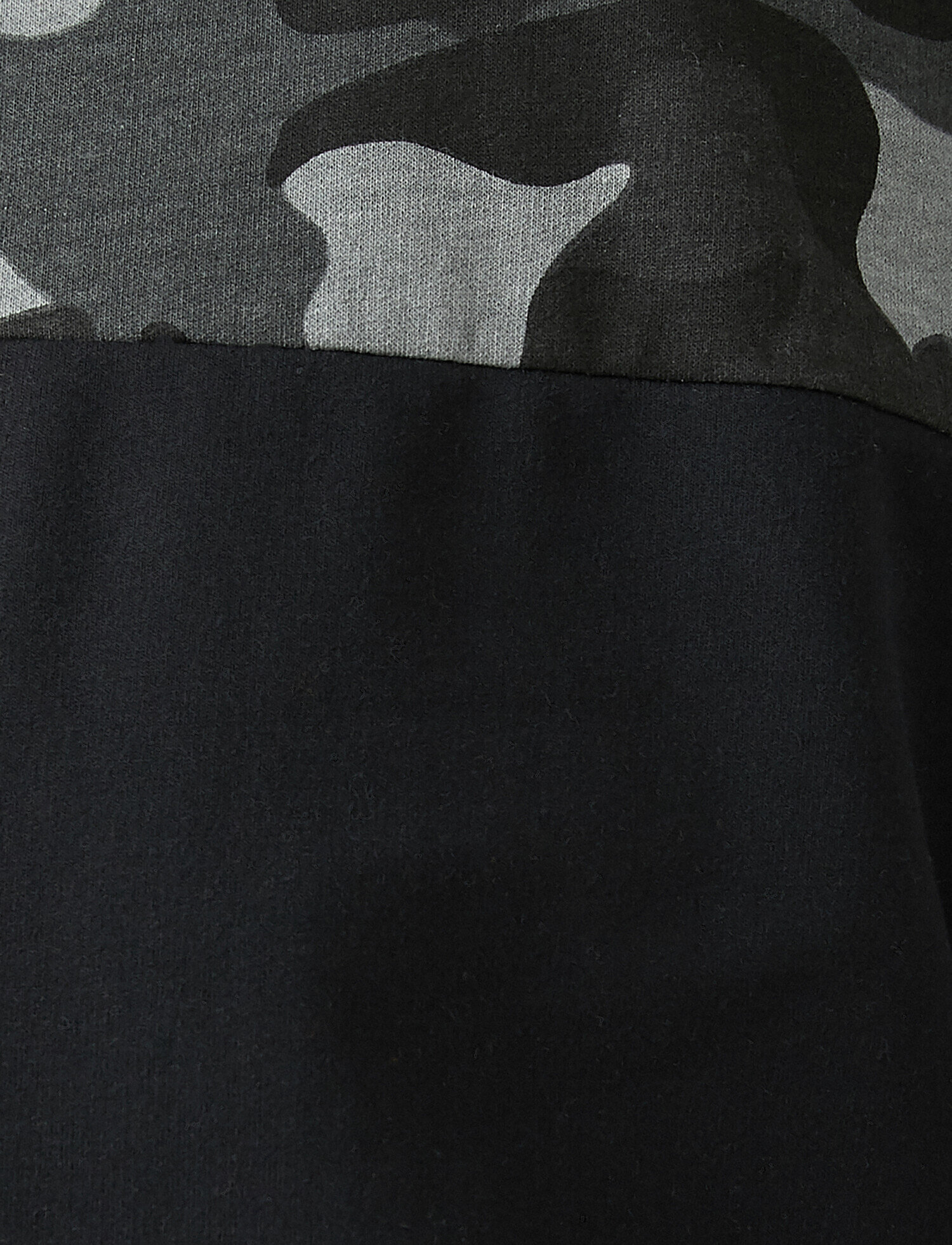   Kamuflaj Kapşonlu Sweatshirt Şardonlu