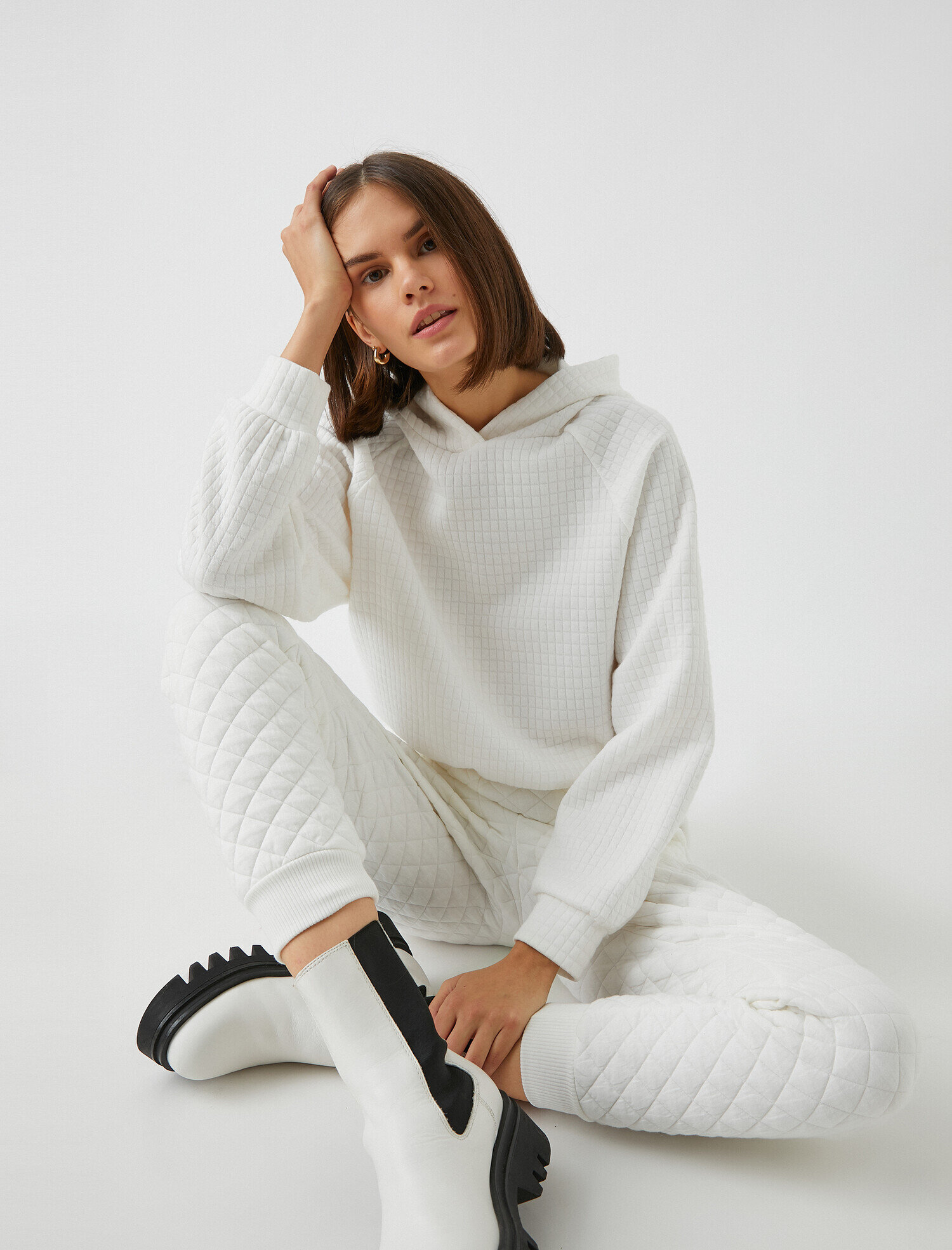   Crop Fitilli Sweatshirt