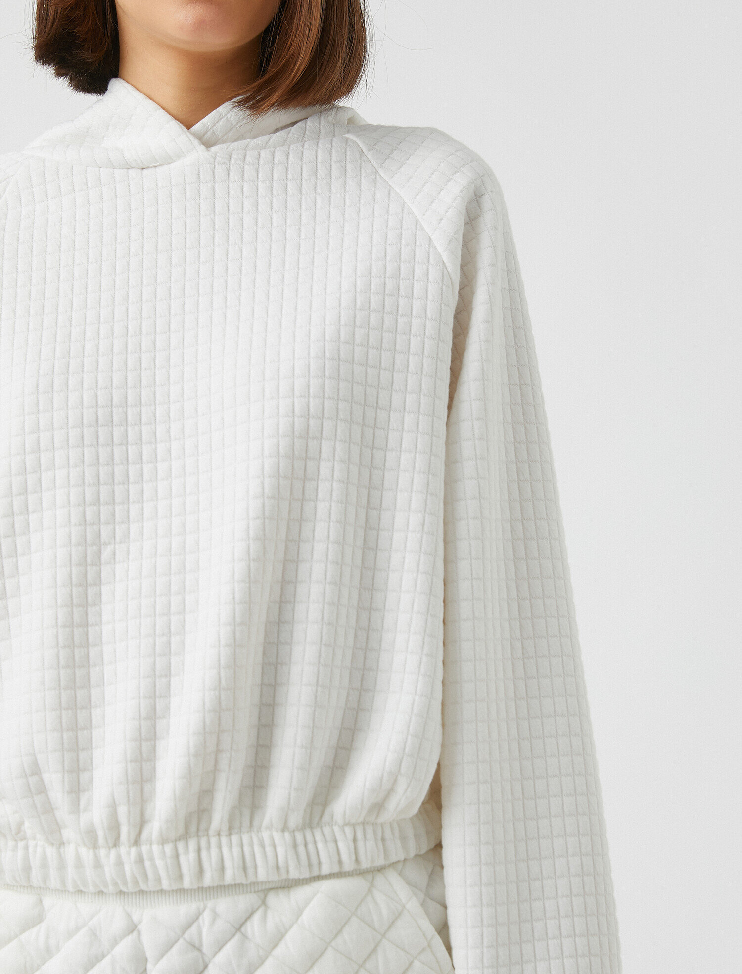   Crop Fitilli Sweatshirt