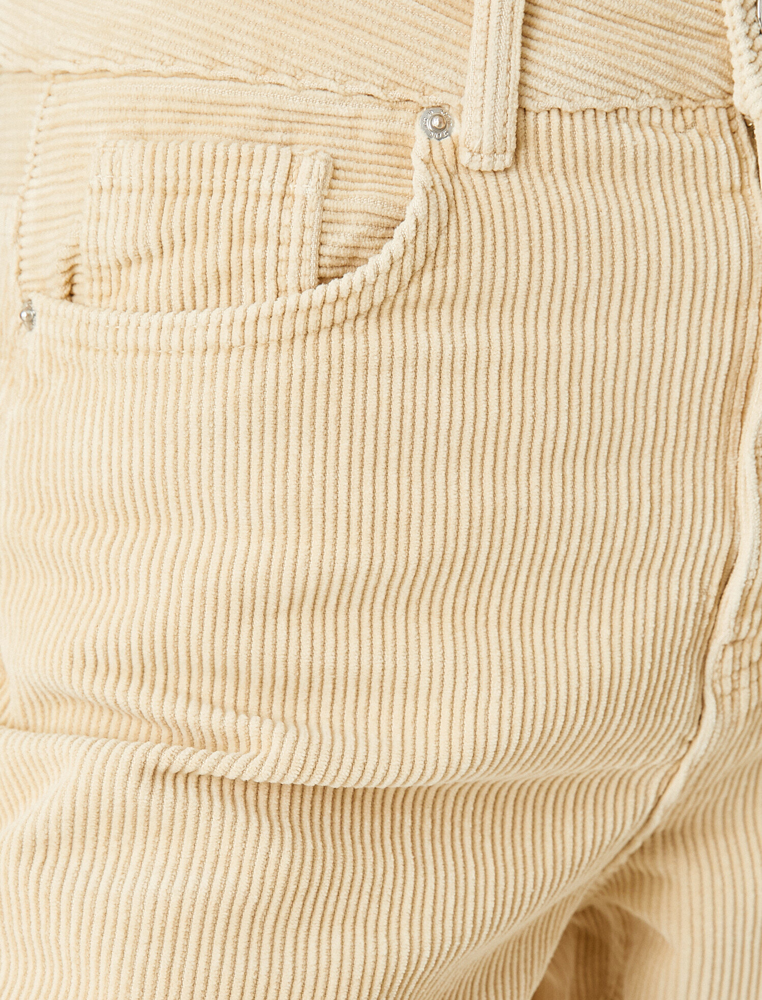   Yüksek Bel Kadife Bol Paça Pantolon