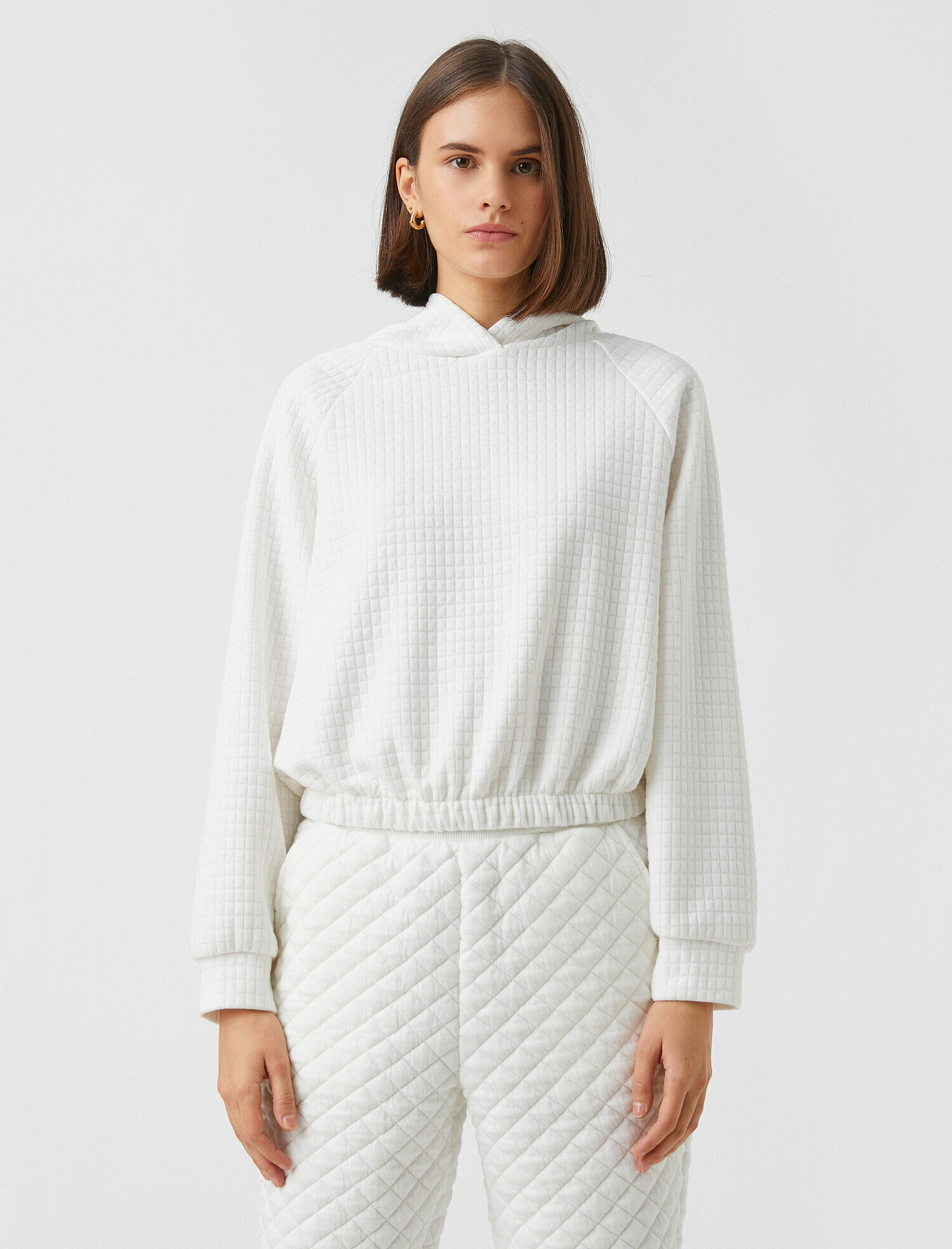   Crop Fitilli Sweatshirt