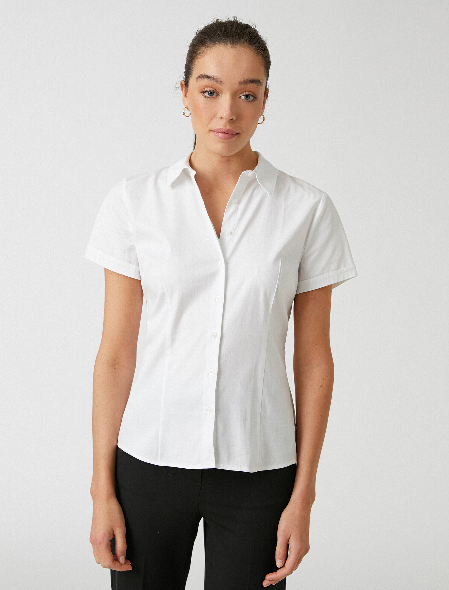   Kısa Kollu Basic Gömlek
