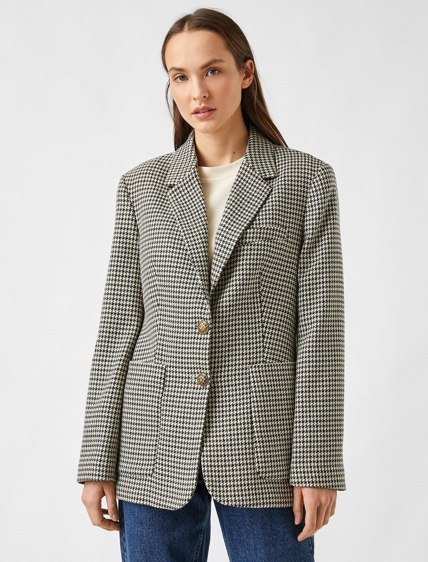   Kazayağı Blazer Ceket