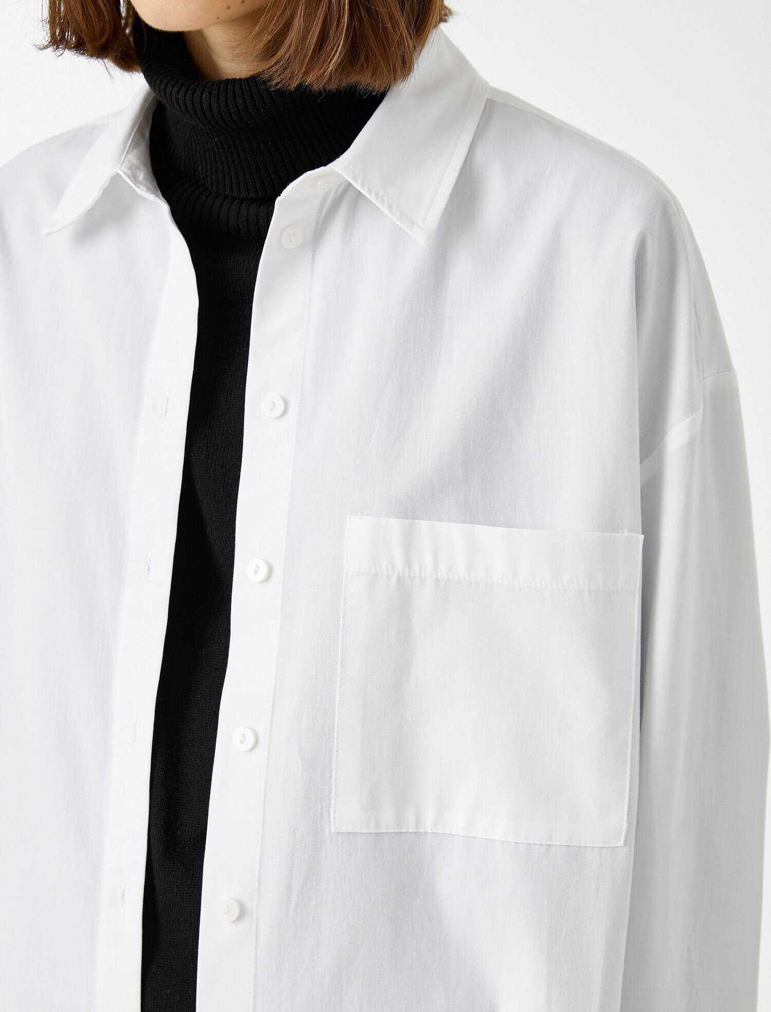 Uzun Kollu Pamuklu Gömlek