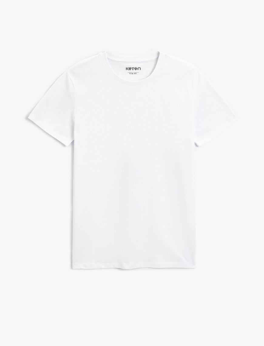   2'li Slim Fit Basic Tişört