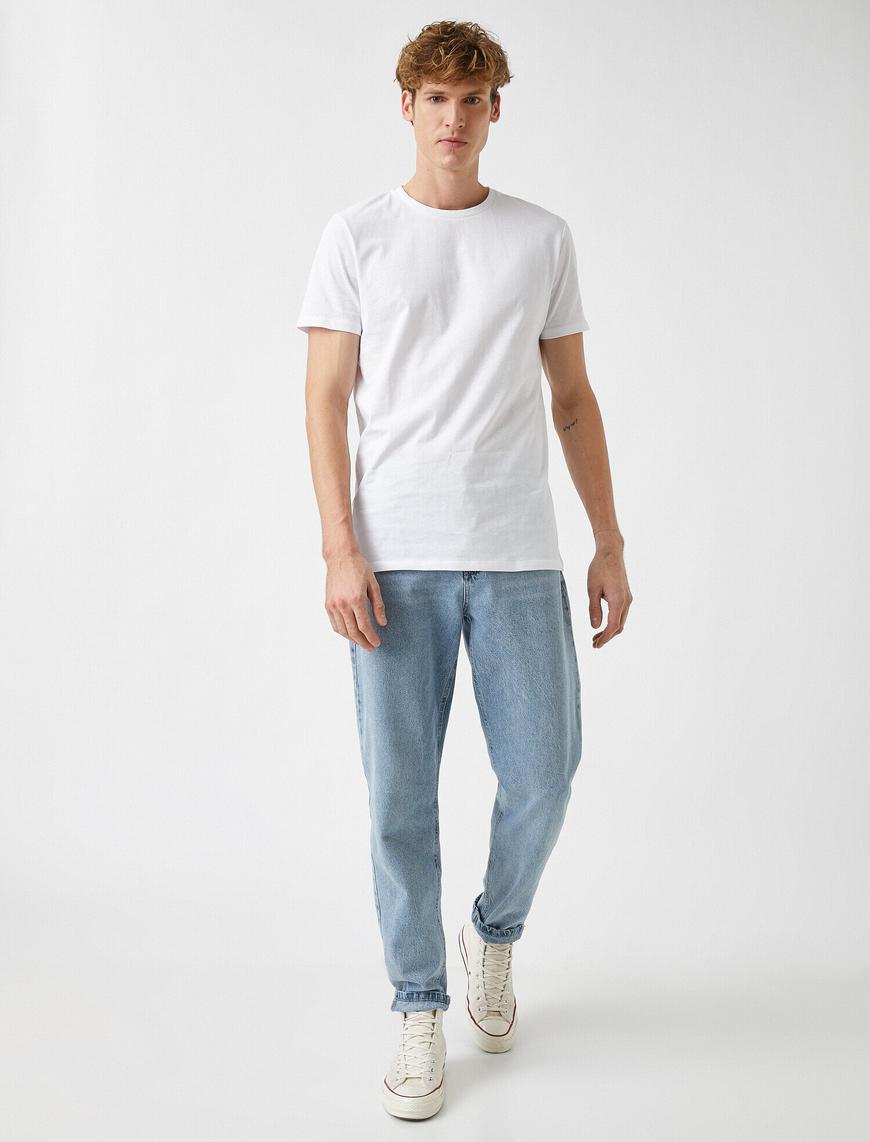   2'li Slim Fit Basic Tişört