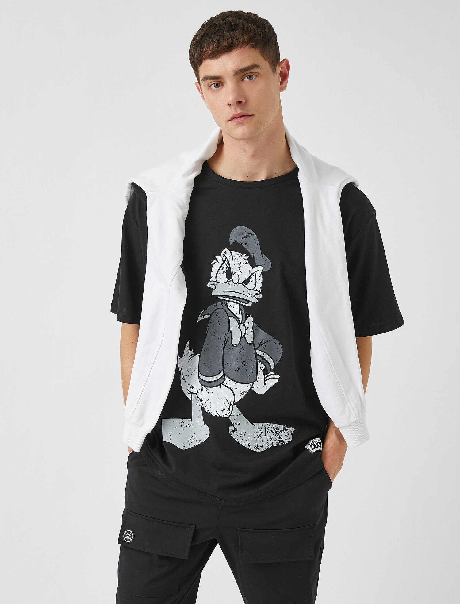   Donald Duck Oversize Tişört Lisanslı Baskılı