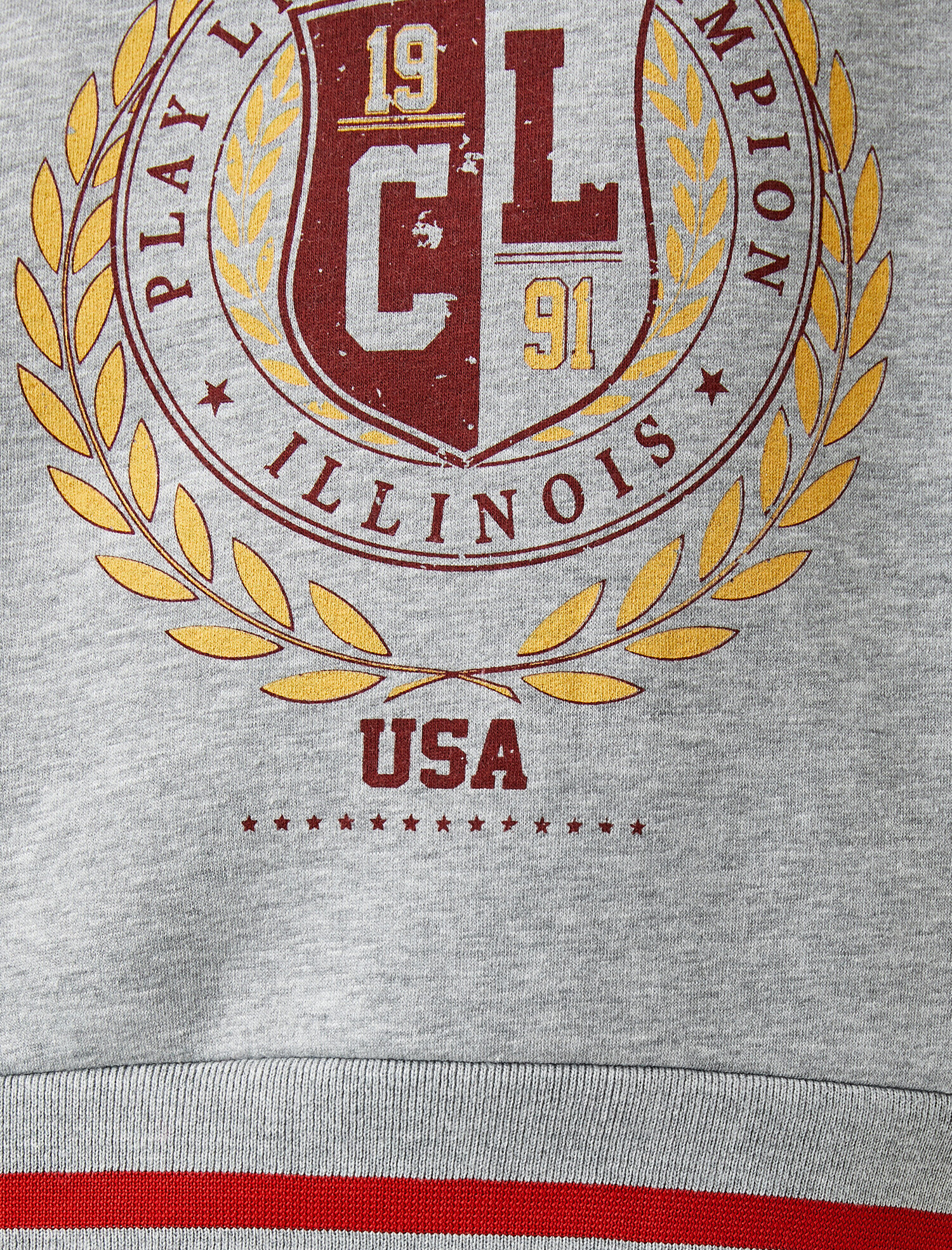   Chicago Baskılı Uzun Kollu Sweatshirt