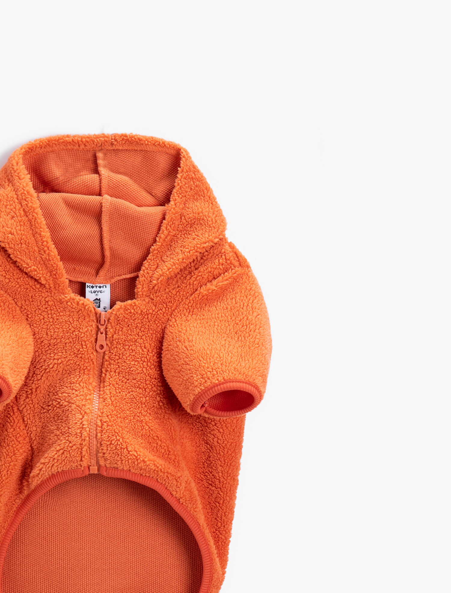 Kapüşonlu Peluş Köpek Sweatshirt