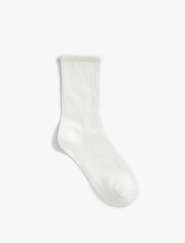  Kadın Ribanalı Soket Çorap