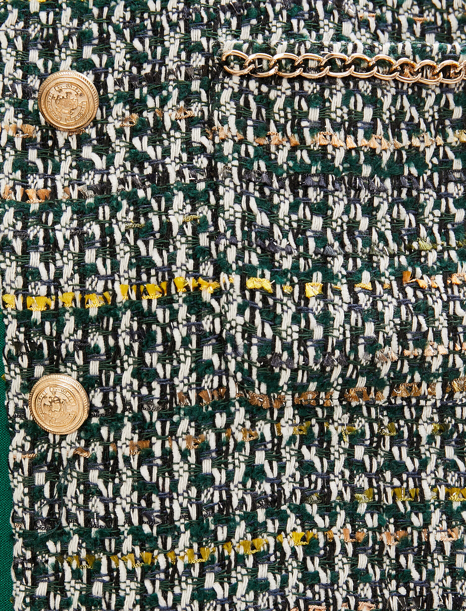 Ekoseli Uzun Kollu Tüvit Ceket