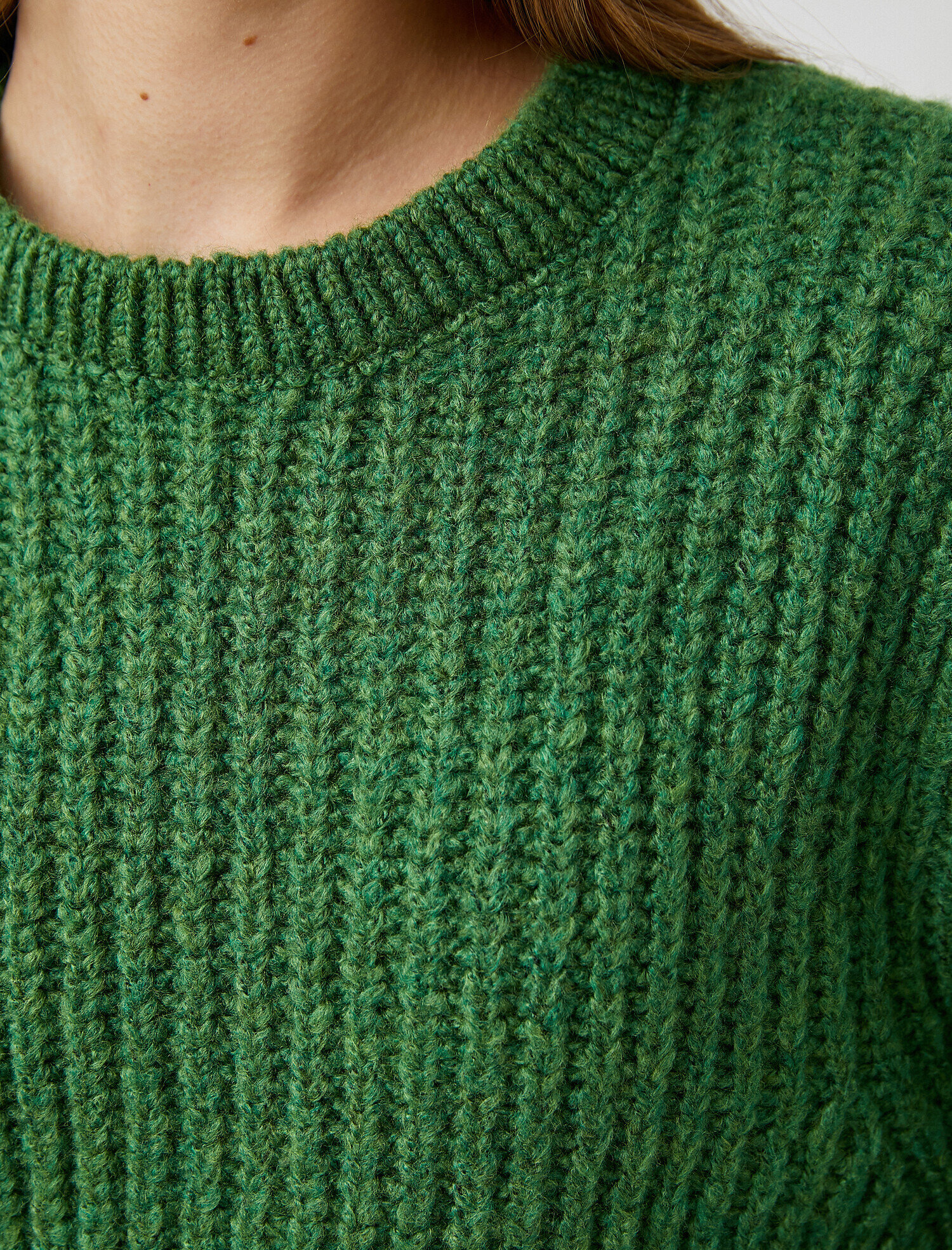   Bisiklet Yaka Uzun Kollu Triko Kazak