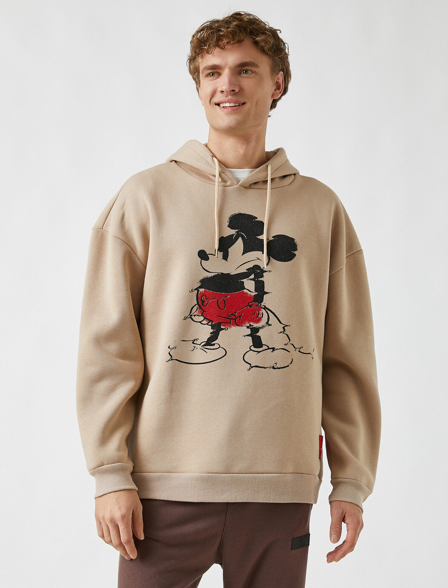   Mickey Mouse Kapüşonlu Sweatshirt Lisanslı Baskılı