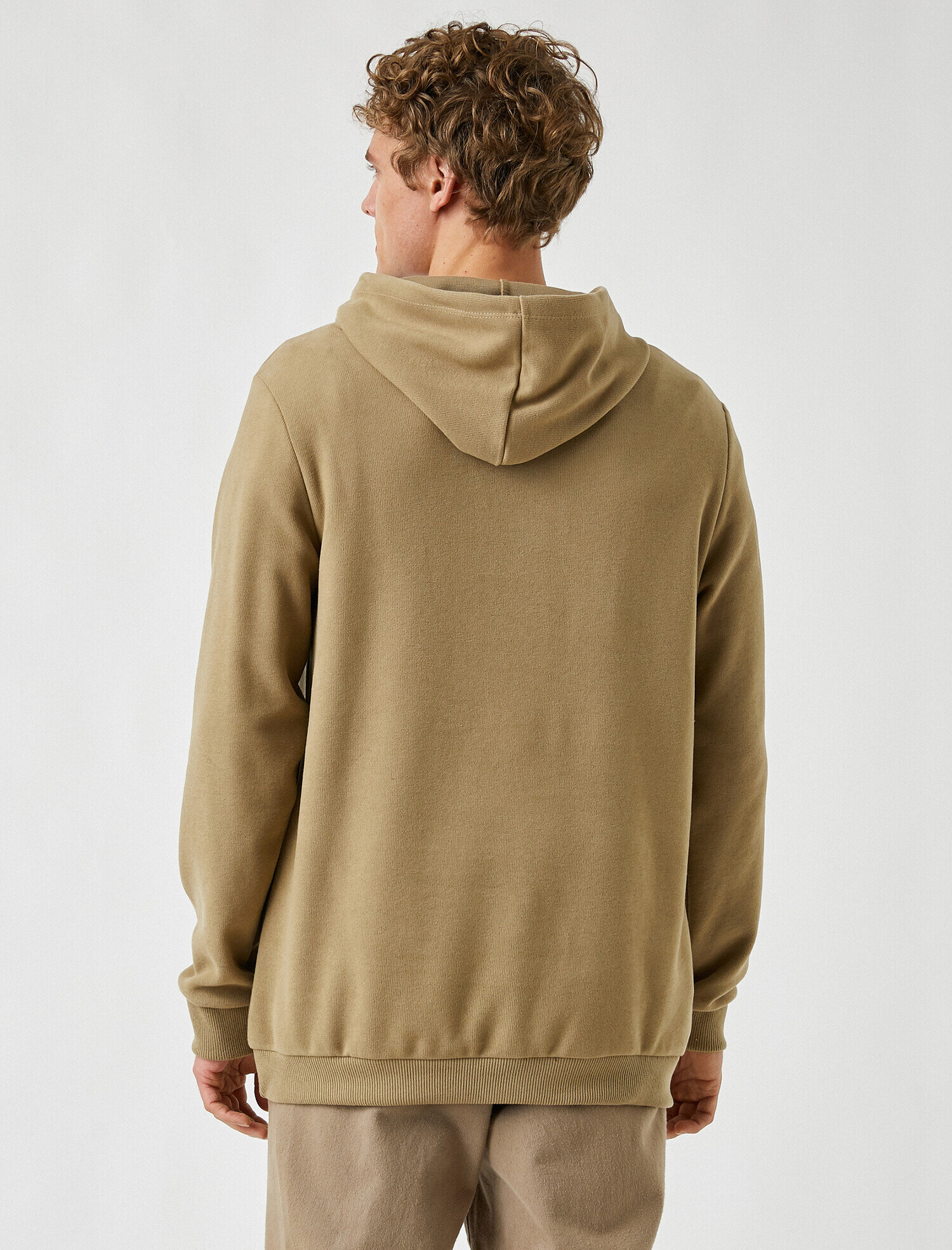   Oversize Basic Kapüşonlu Sweatshirt