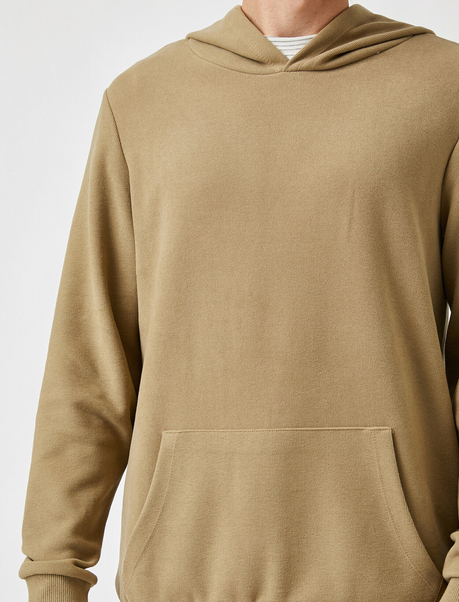   Oversize Basic Kapüşonlu Sweatshirt