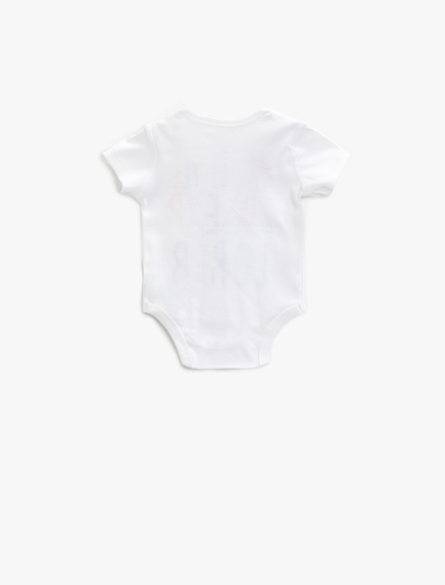  Erkek Bebek Yazılı Çıtçıtlı Body Pamuklu Kısa Kollu
