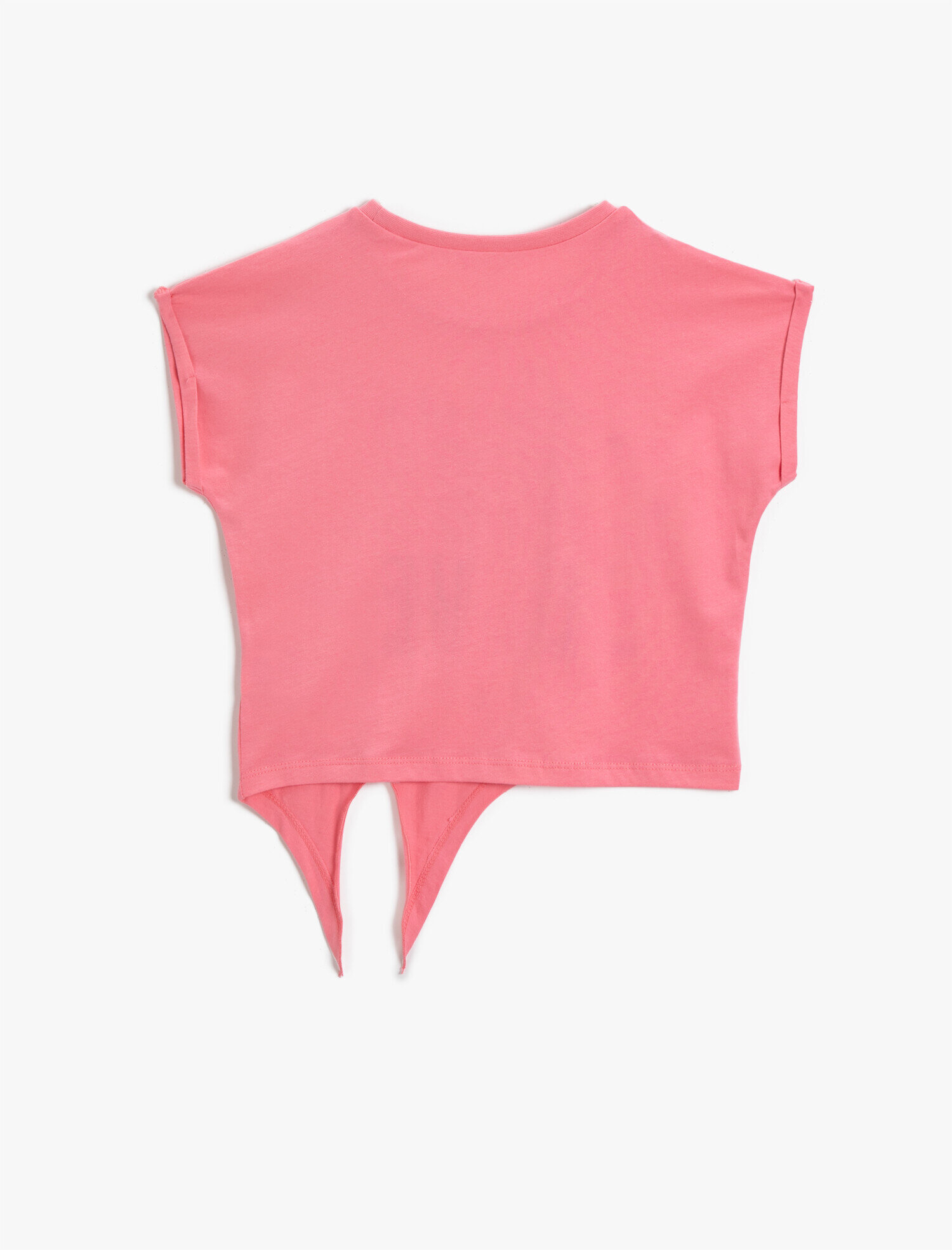  Kız Çocuk Karanlıkta Parlayan Tişört Bisiklet Yaka Kısa Kollu Pamuklu