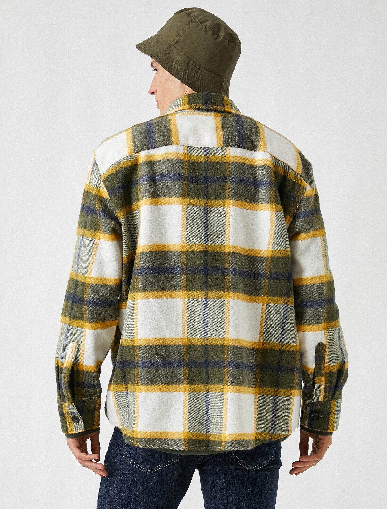   Oduncu Gömleği Uzun Kollu Klasik Yaka Cep Detaylı