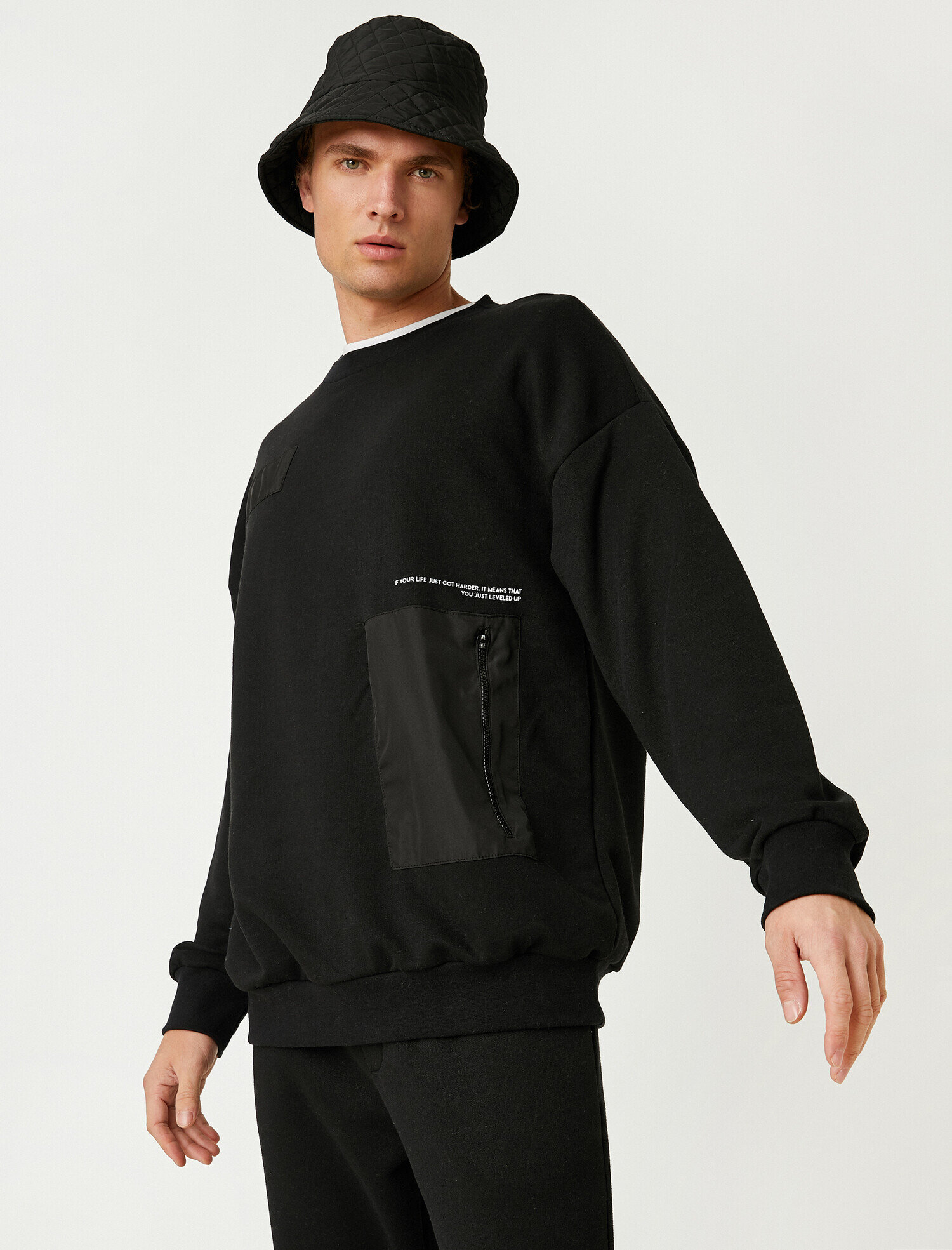   Fermuar Cepli Oversize Sweatshirt