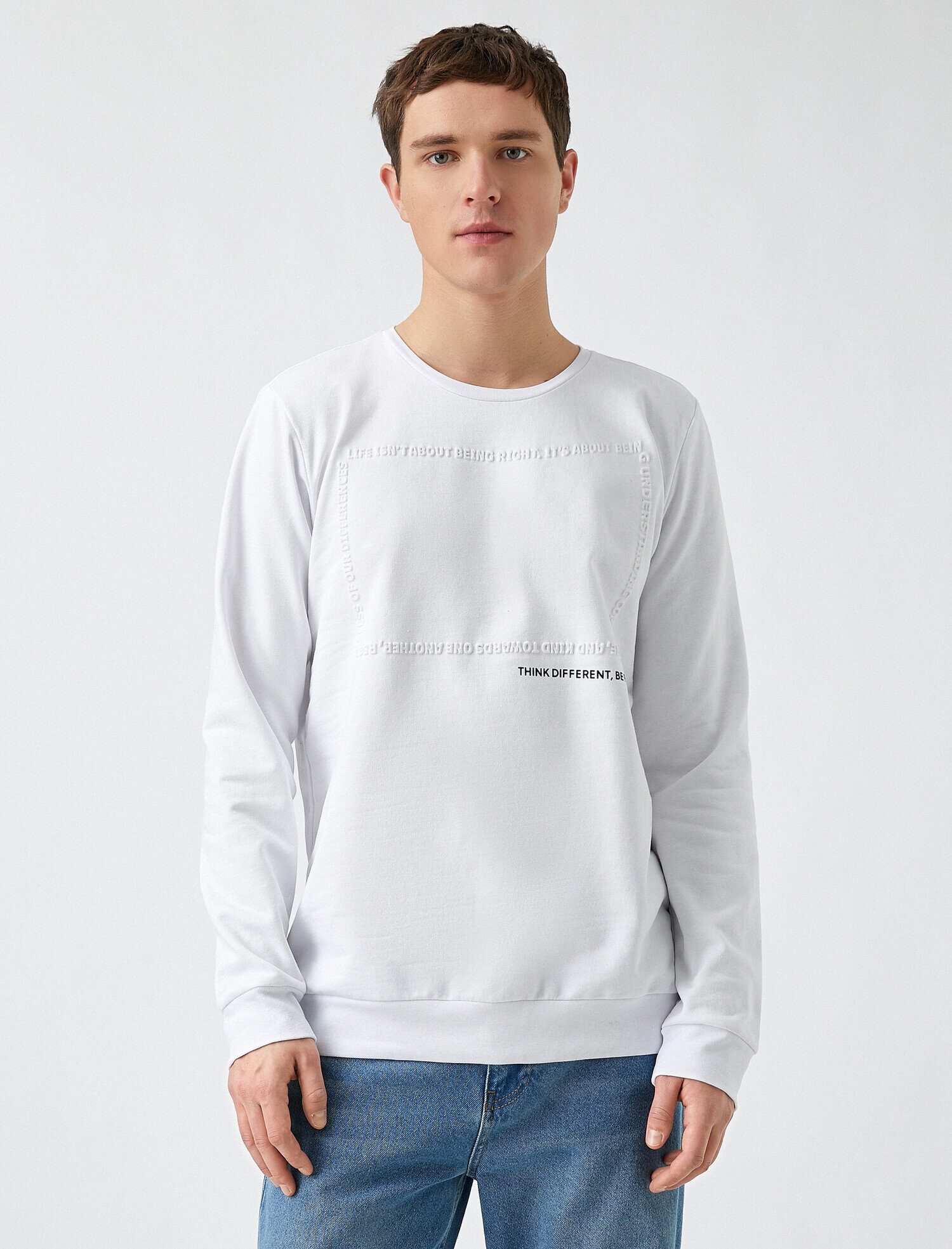   Regular Fit Baskılı Sweatshirt