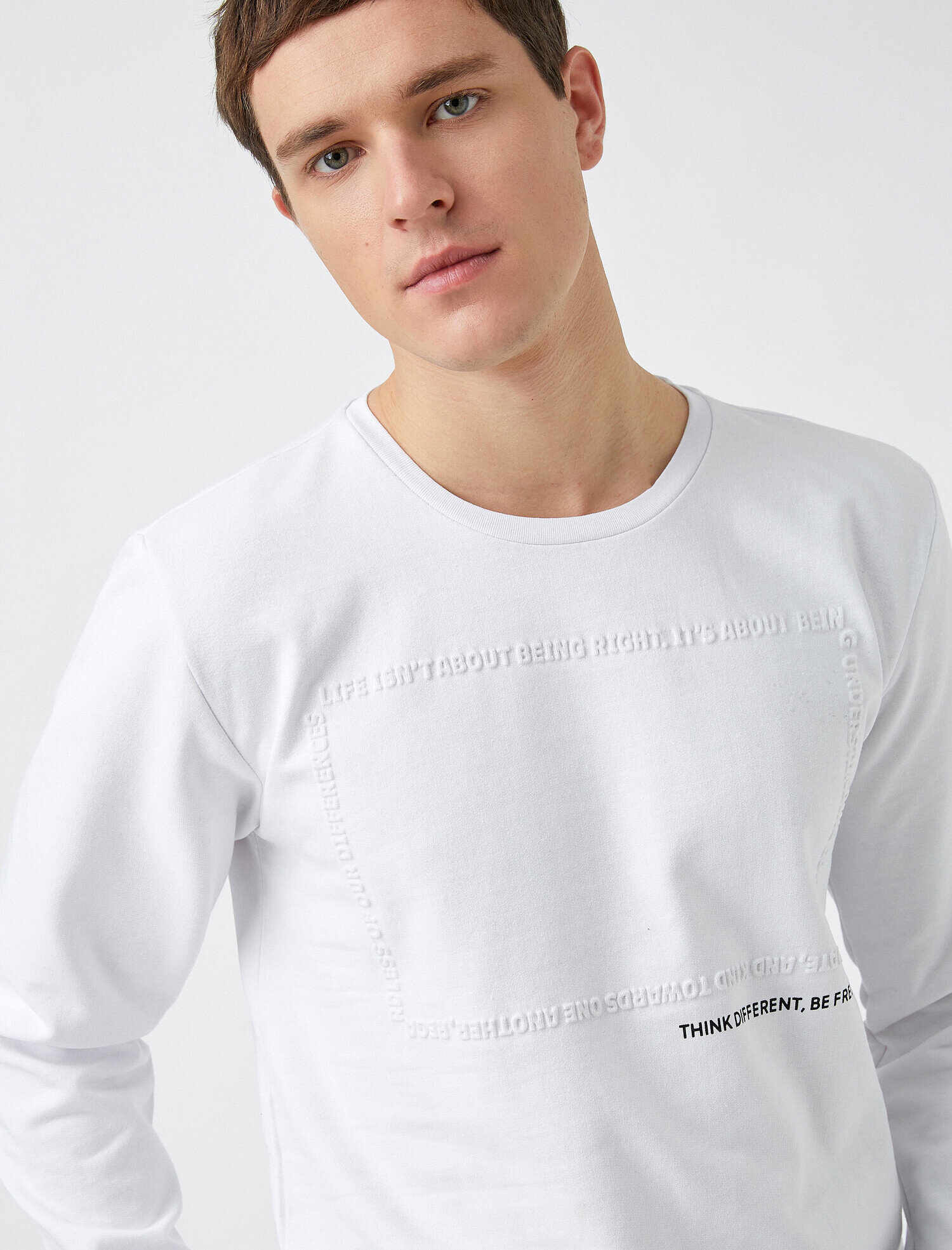   Regular Fit Baskılı Sweatshirt