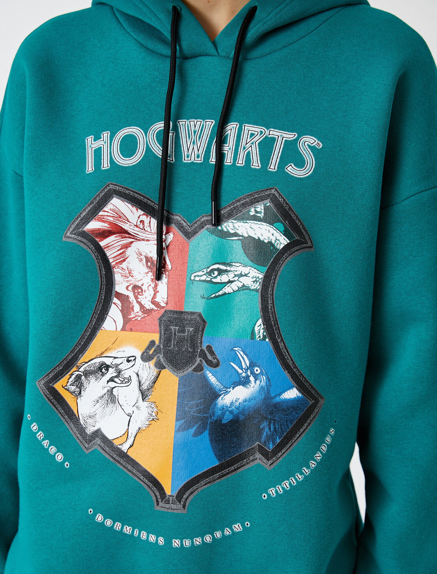 Harry Potter Sweatshirt Lisanslı Kapüşonlu Baskılı