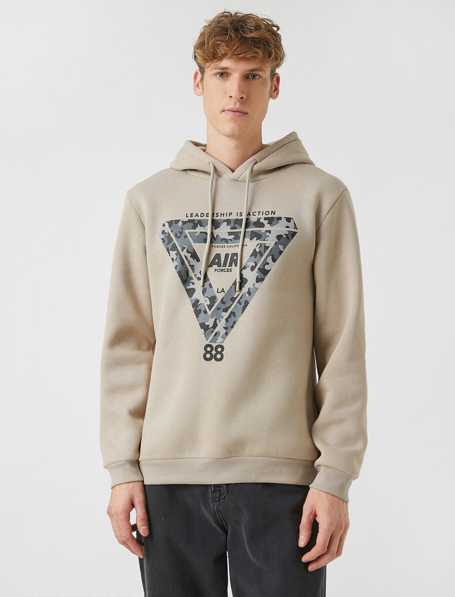   Kapüşonlu Sweatshirt Baskılı