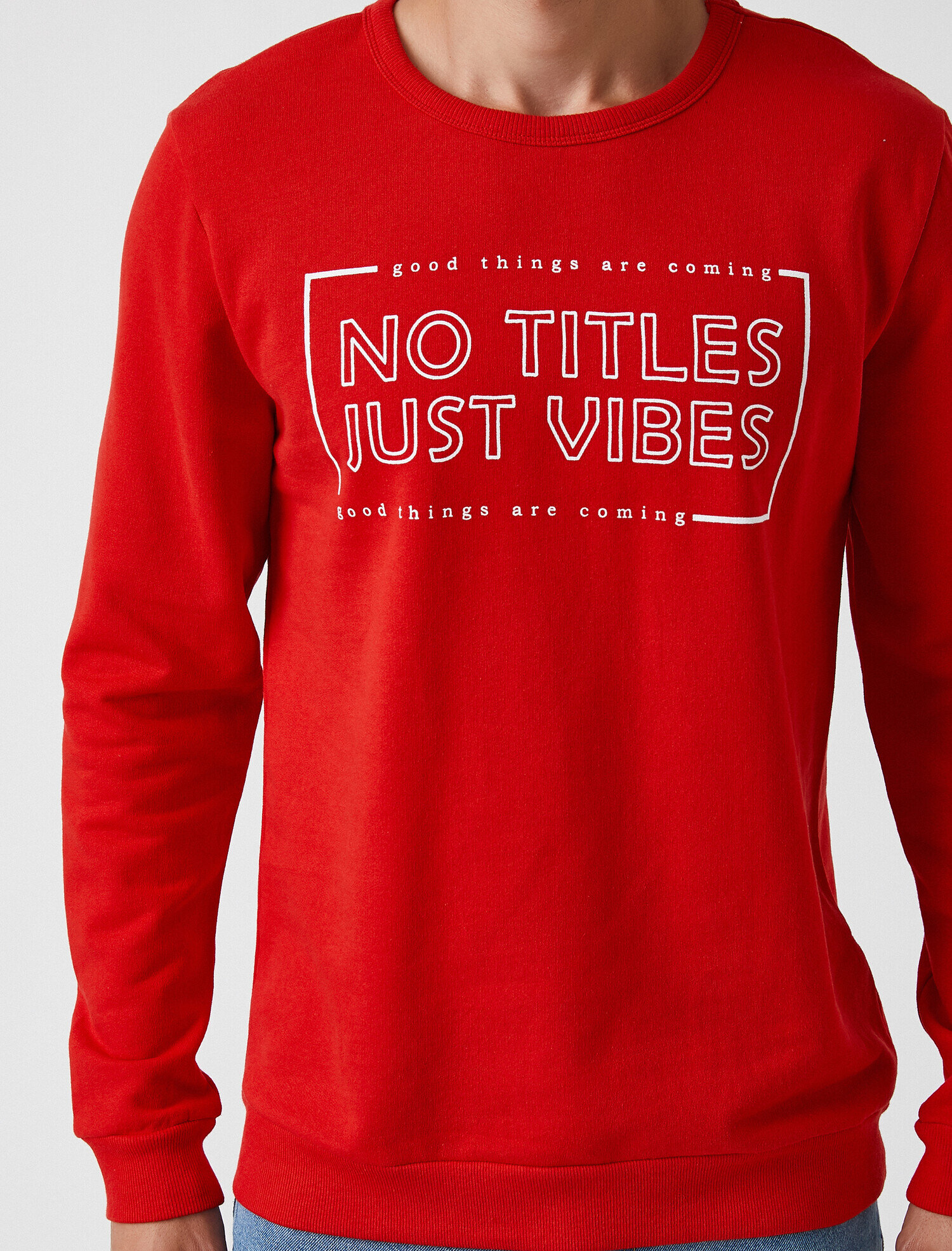   Slogan Baskılı Kazak