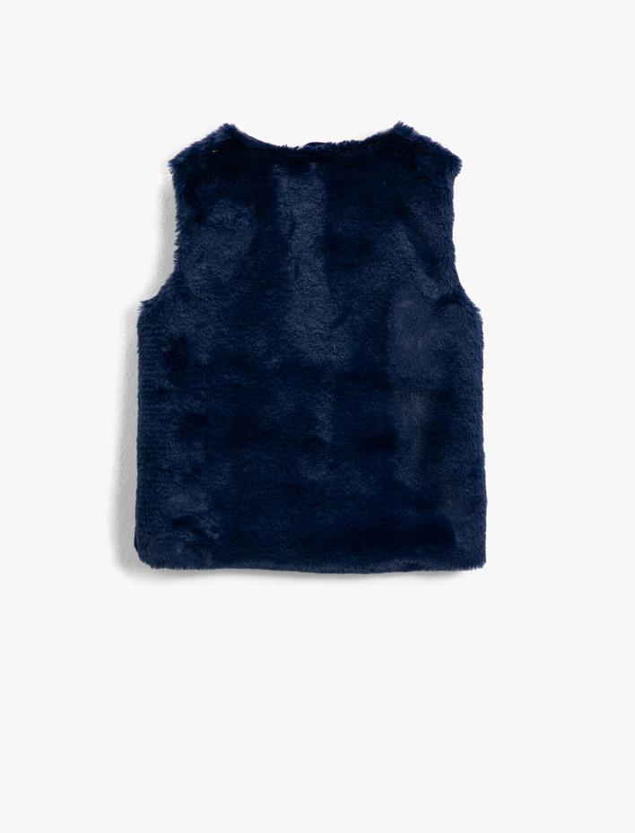 Kız Çocuk Peluş Yelek