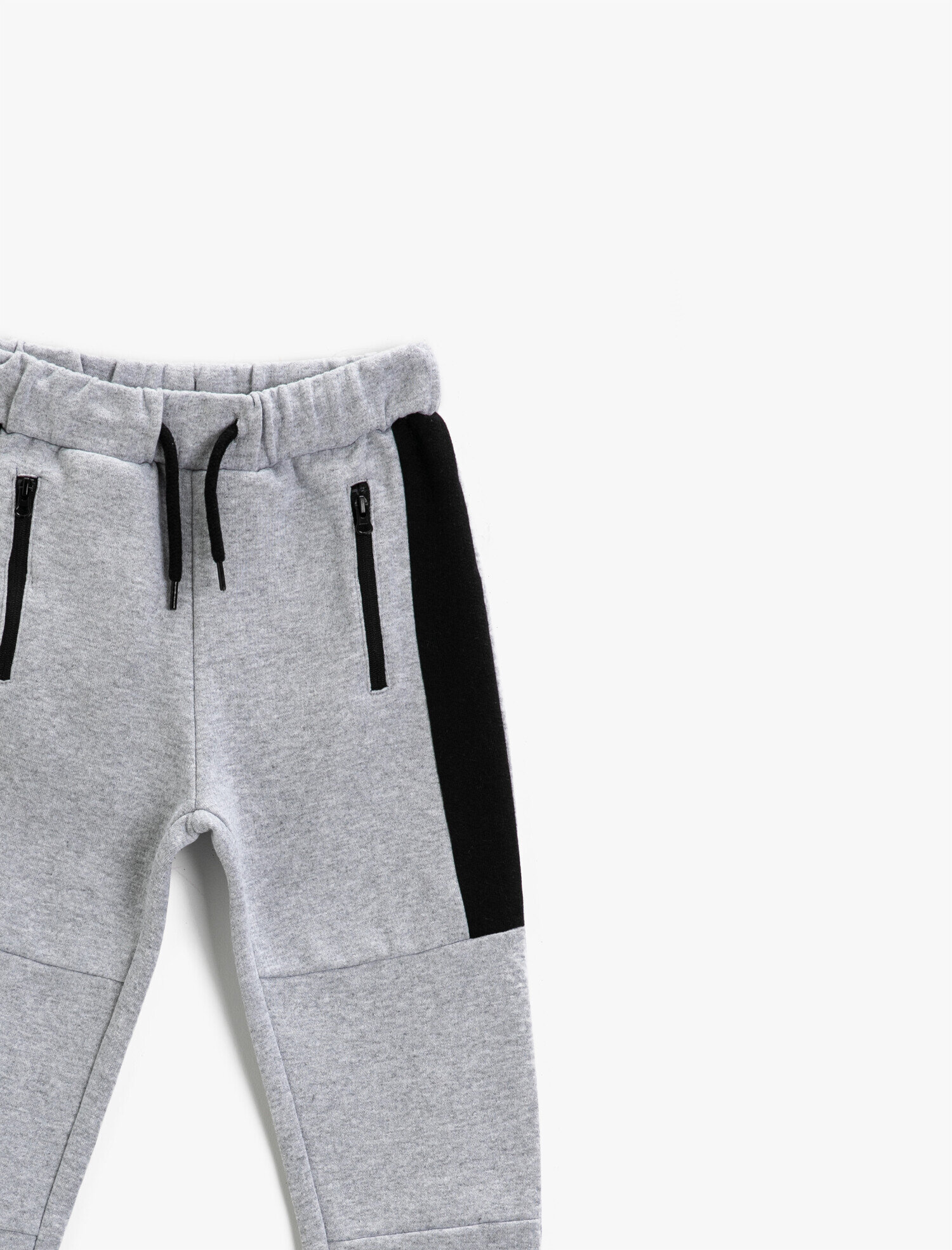 Erkek Çocuk Şeritli Jogger Eşofman Altı Beli Bağlamalı Cepli