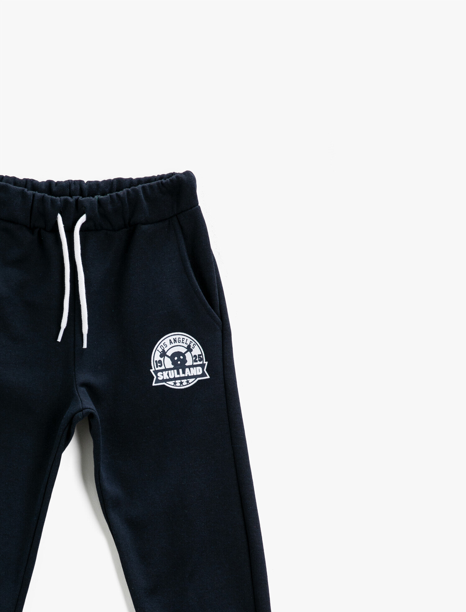  Erkek Çocuk Baskılı Jogger Eşofman Altı Beli Bağlamalı